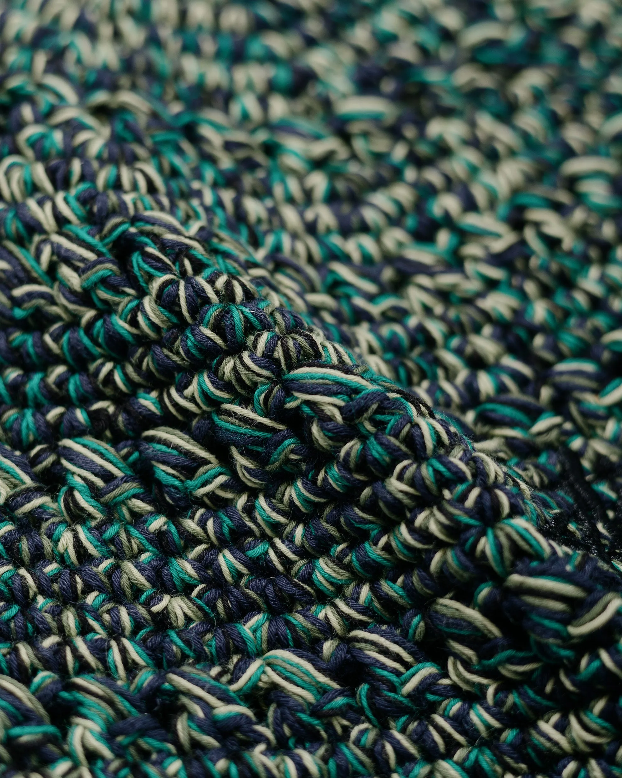 Stüssy Hemp Stock Knit Bucket Hat Multi Green sold by Lost & Found product image thumbnail 2