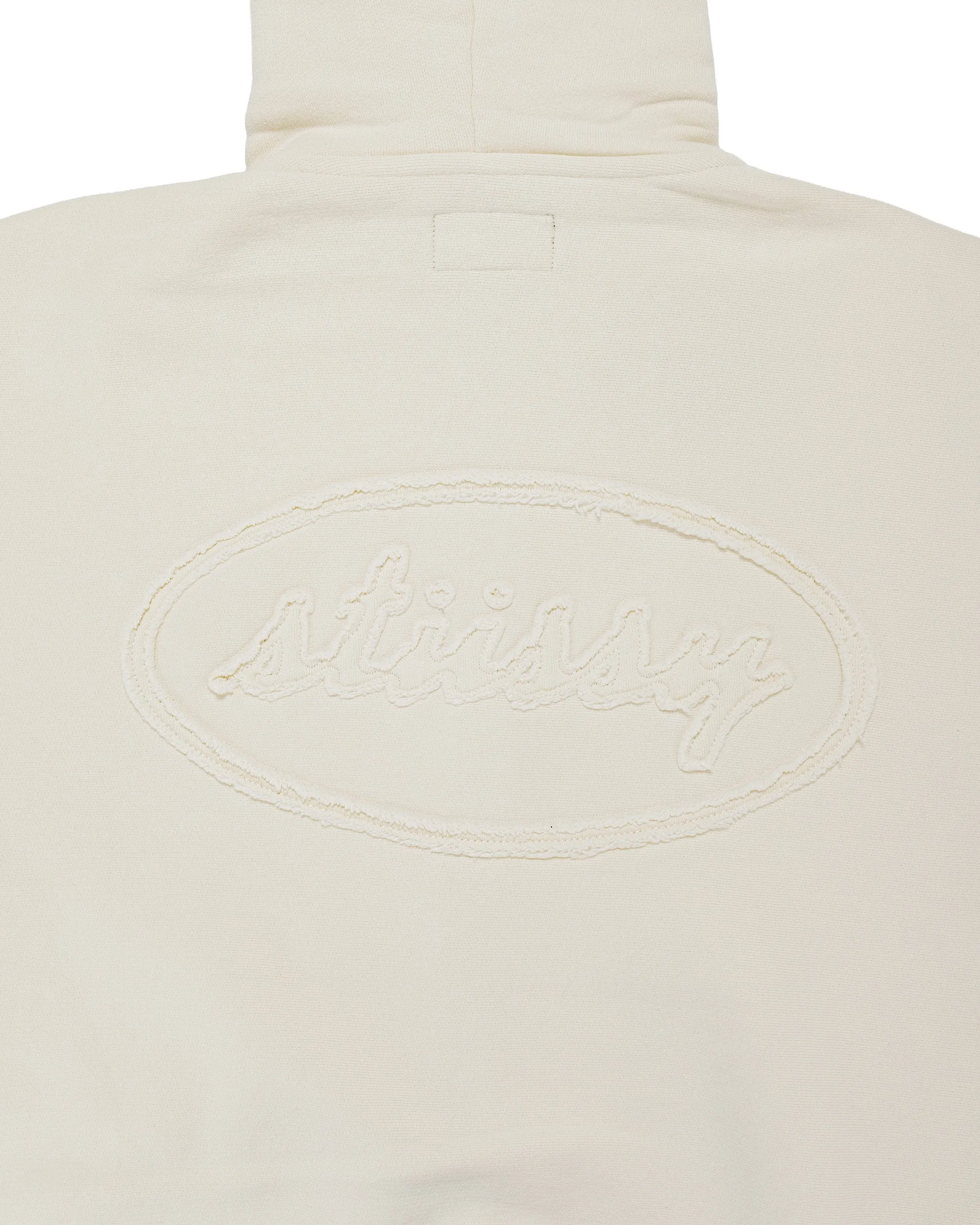 Stüssy Cursive Applique Zip Hoodie Natural sold by Lost & Found product image thumbnail 2