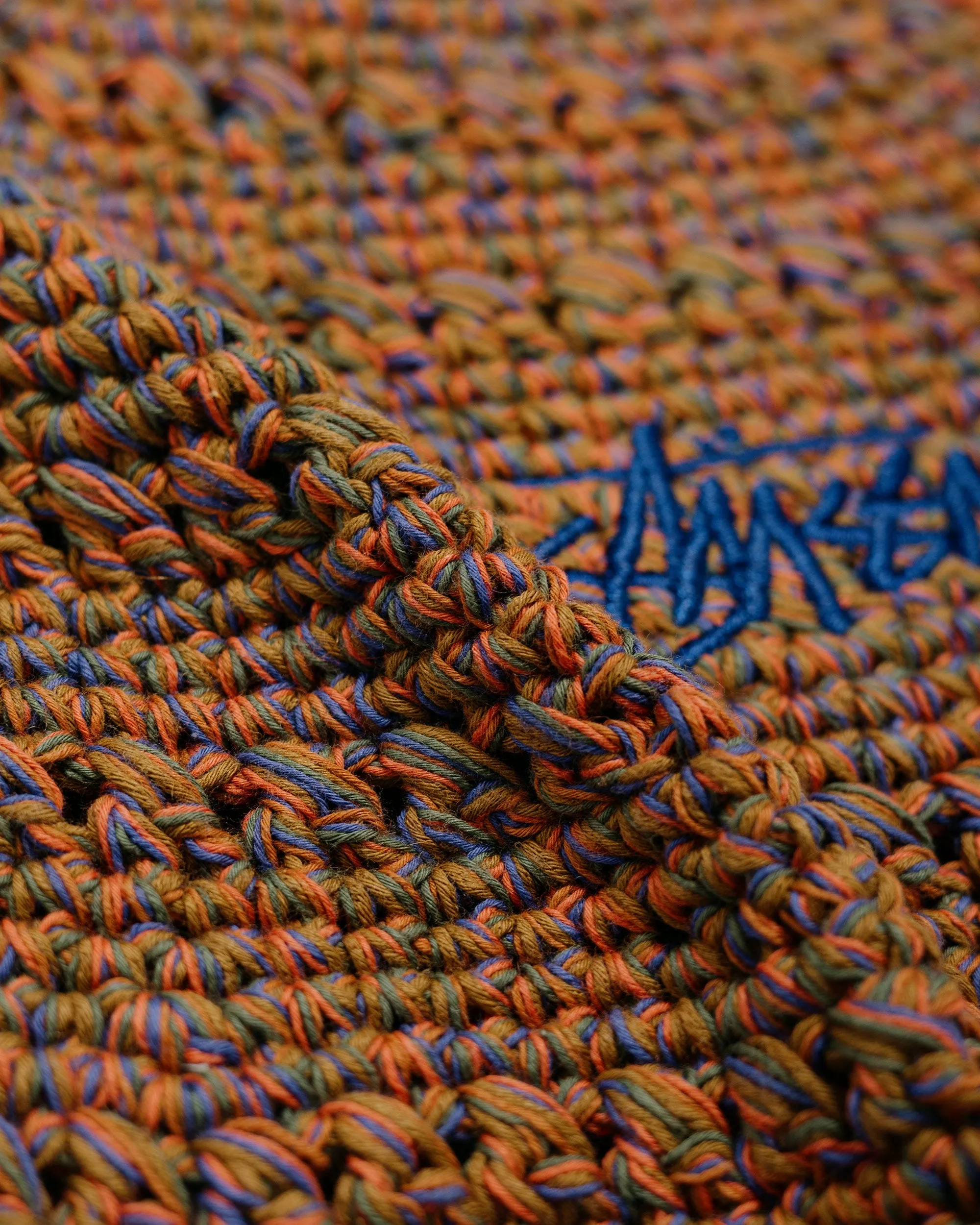 Stüssy Hemp Stock Knit Bucket Hat Multi Brown sold by Lost & Found product image thumbnail 2