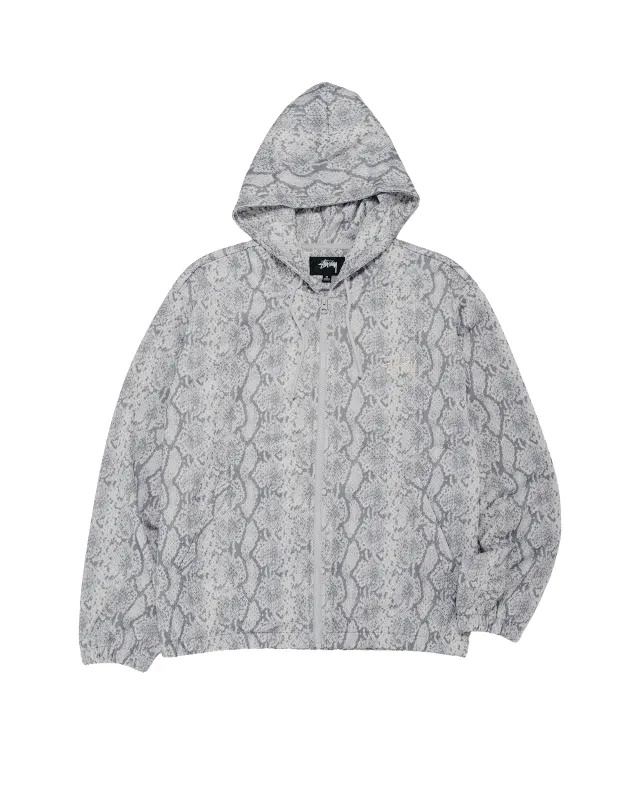 Stüssy Athletic Mesh Zip Hood Snake made by Stussy