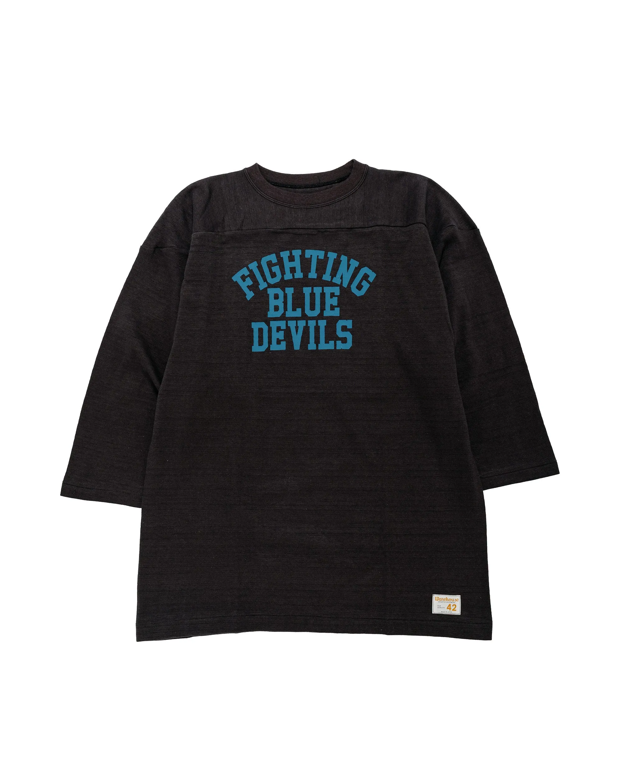 Warehouse Lot. 4063 3/4 Sleeve Football Tee Blue Devils Sumikuro sold by Lost & Found