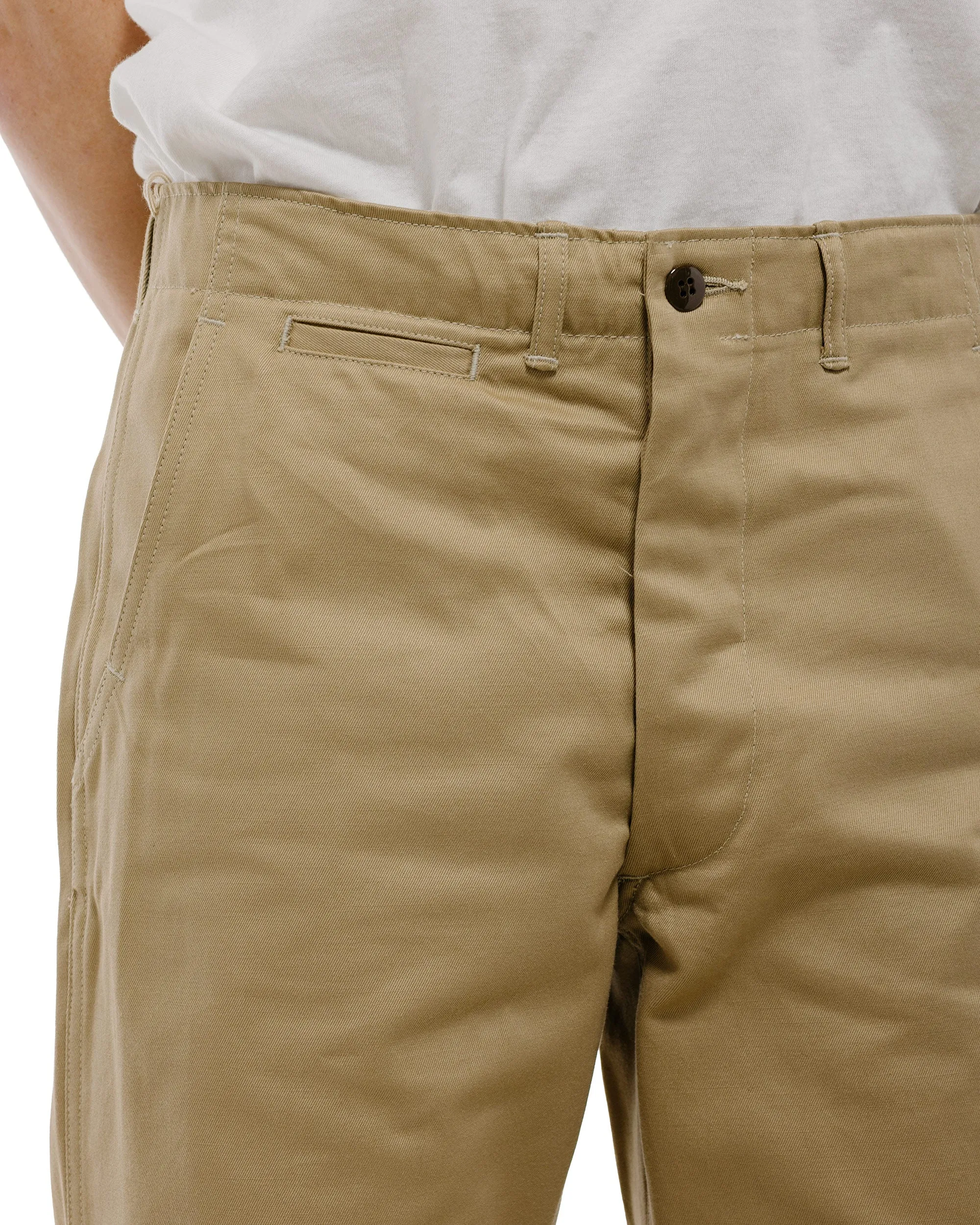 The Real McCoy's MP26018 Trousers, Cotton, Khaki, 1945 Khaki sold by Lost & Found product image thumbnail 3