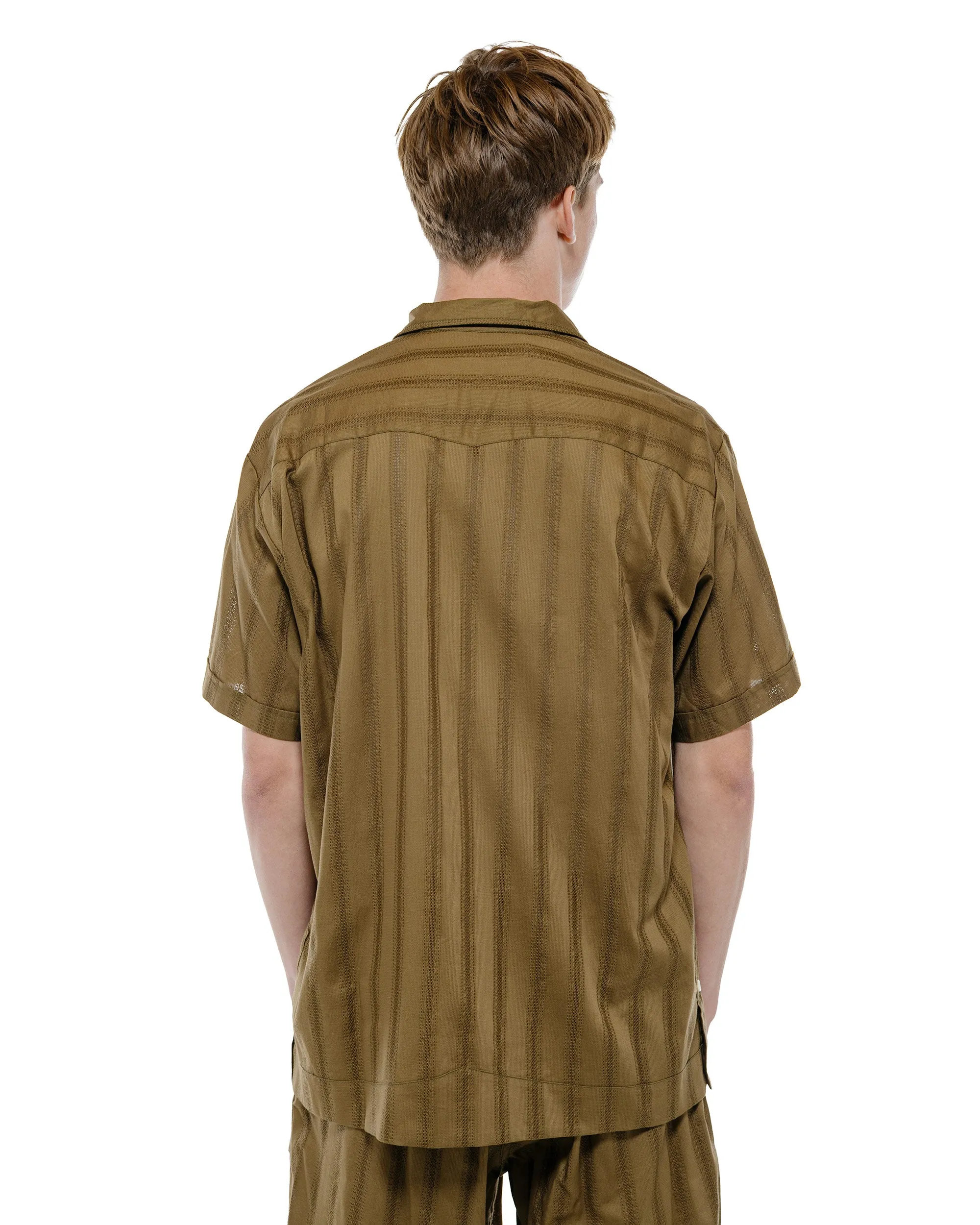 The Real McCoy's MS26007 Joe McCoy Cuban Shirt S/S Olive sold by Lost & Found product image thumbnail 3