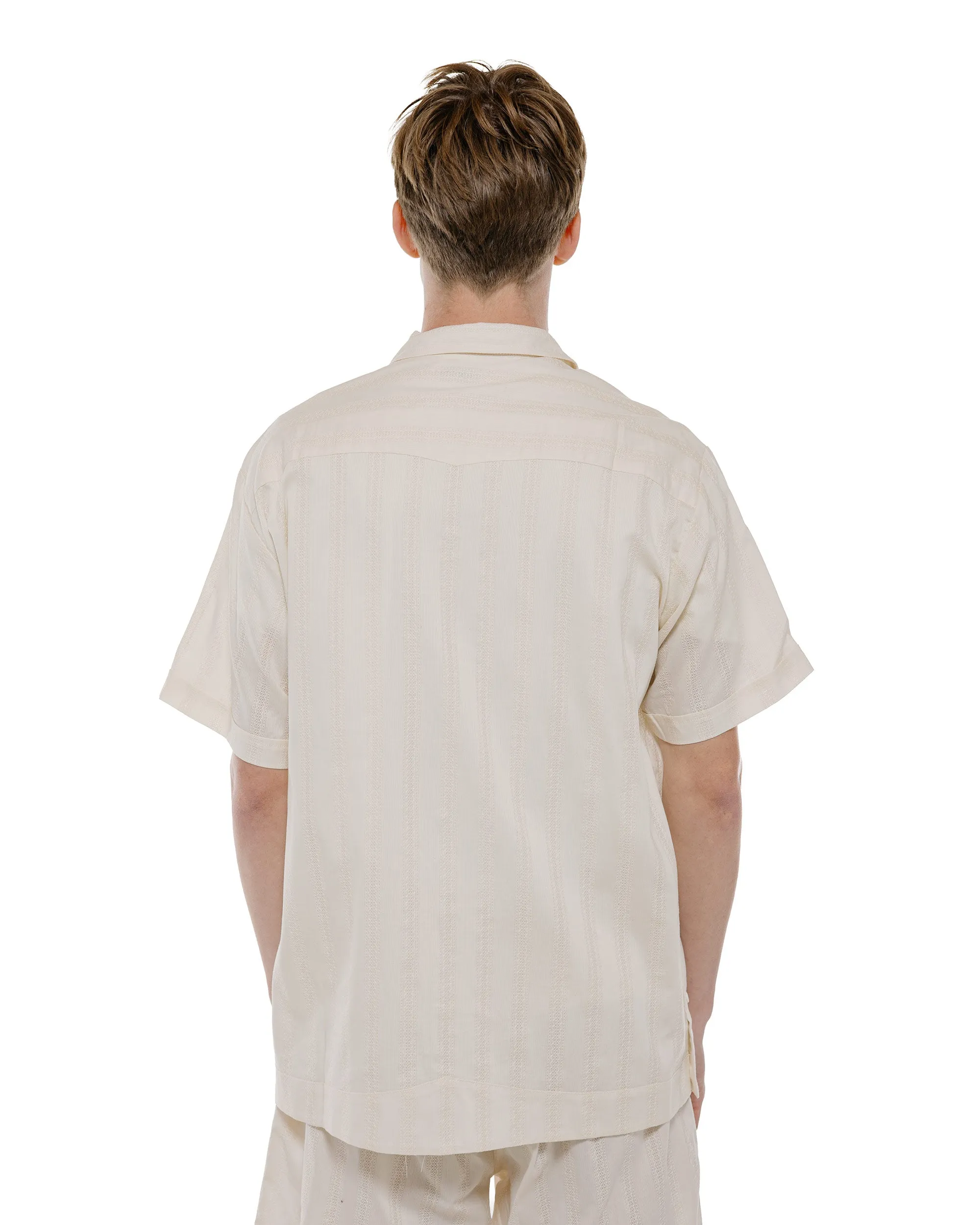 The Real McCoy's MS26007 Joe McCoy Cuban Shirt S/S Ecru sold by Lost & Found product image thumbnail 4