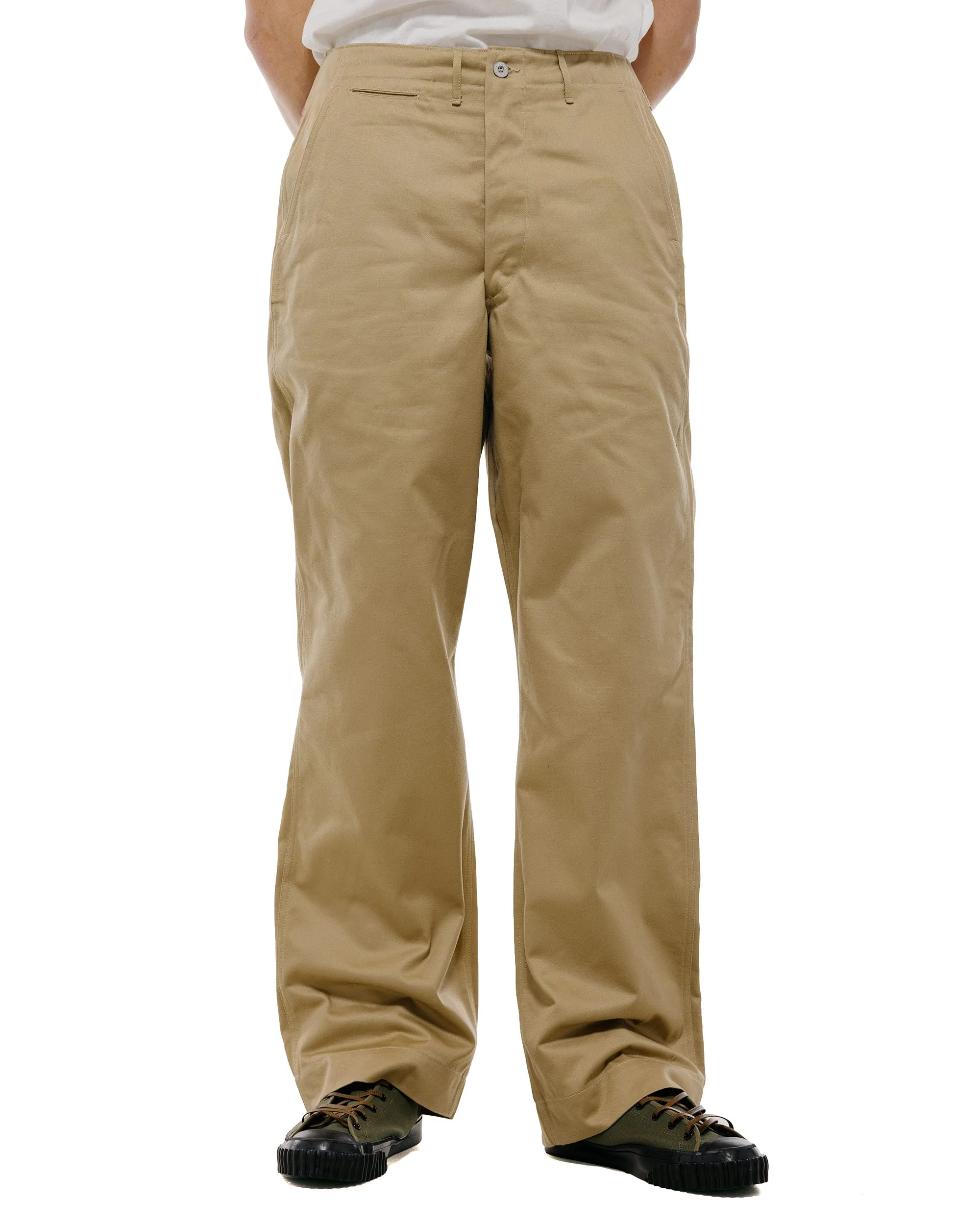 The Real McCoy's MP26006 Trousers, Cotton, Khaki, 1941 Khaki sold by Lost & Found product image thumbnail 2