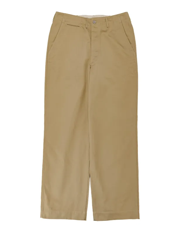 The Real McCoy's MP26006 Trousers, Cotton, Khaki, 1941 Khaki made by The Real McCoy's