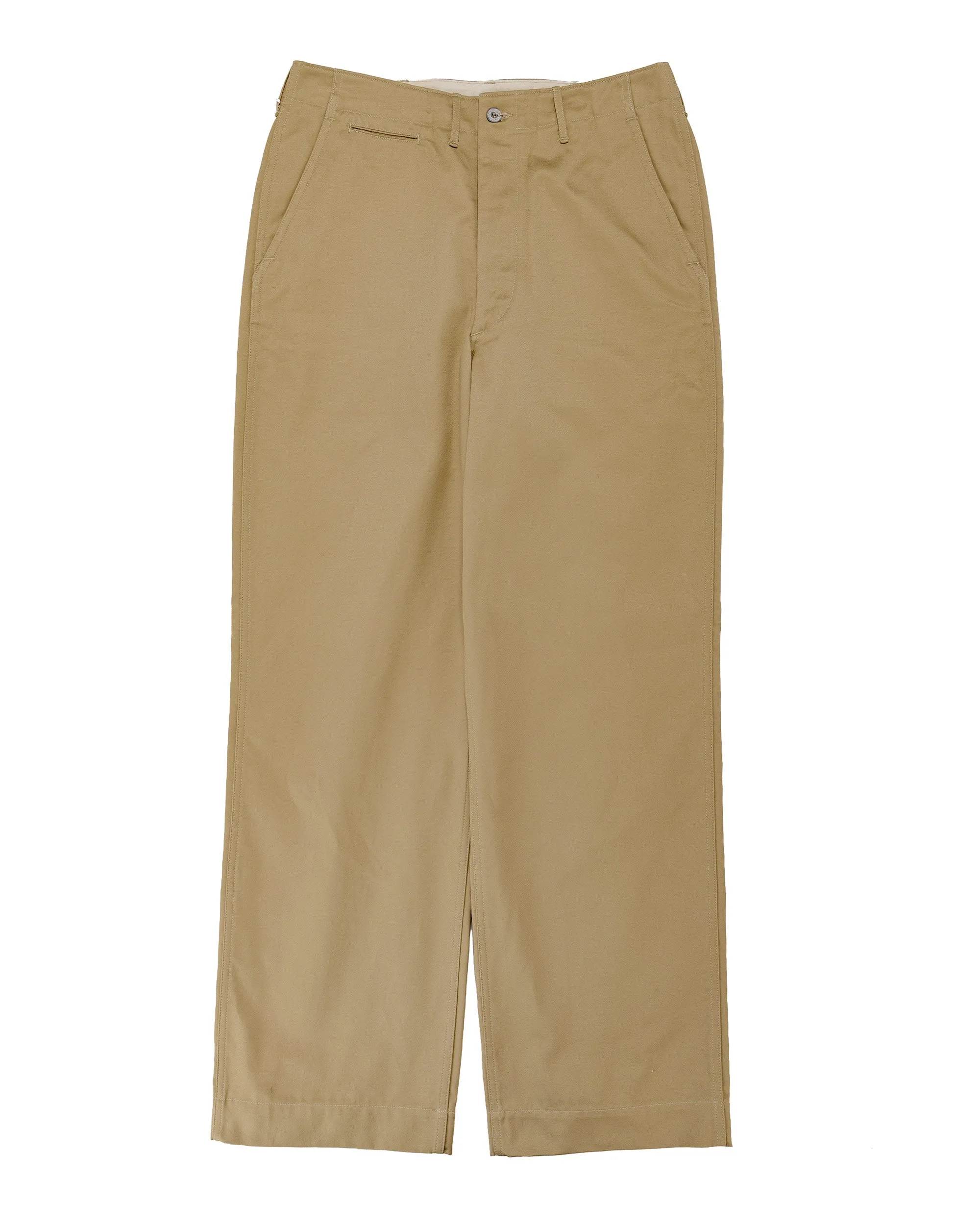 The Real McCoy's MP26006 Trousers, Cotton, Khaki, 1941 Khaki sold by Lost & Found