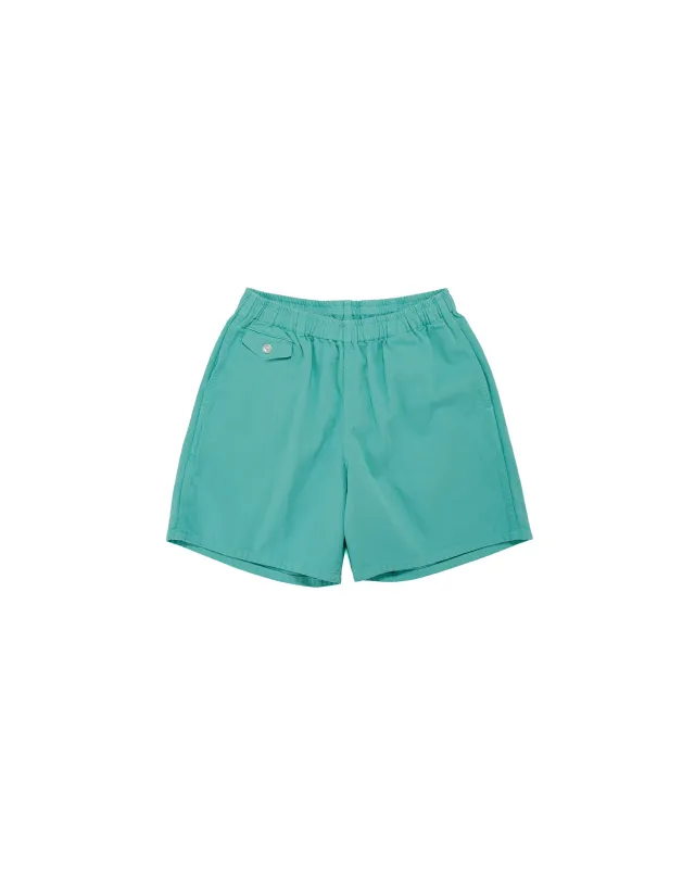 The Real McCoy's MP22015 Cotton Drill Swim Shorts (Over-Dyed) Teal made by The Real McCoy's