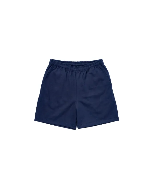 The Real McCoy's MC26037 Jersey Gym Shorts Navy made by The Real McCoy's