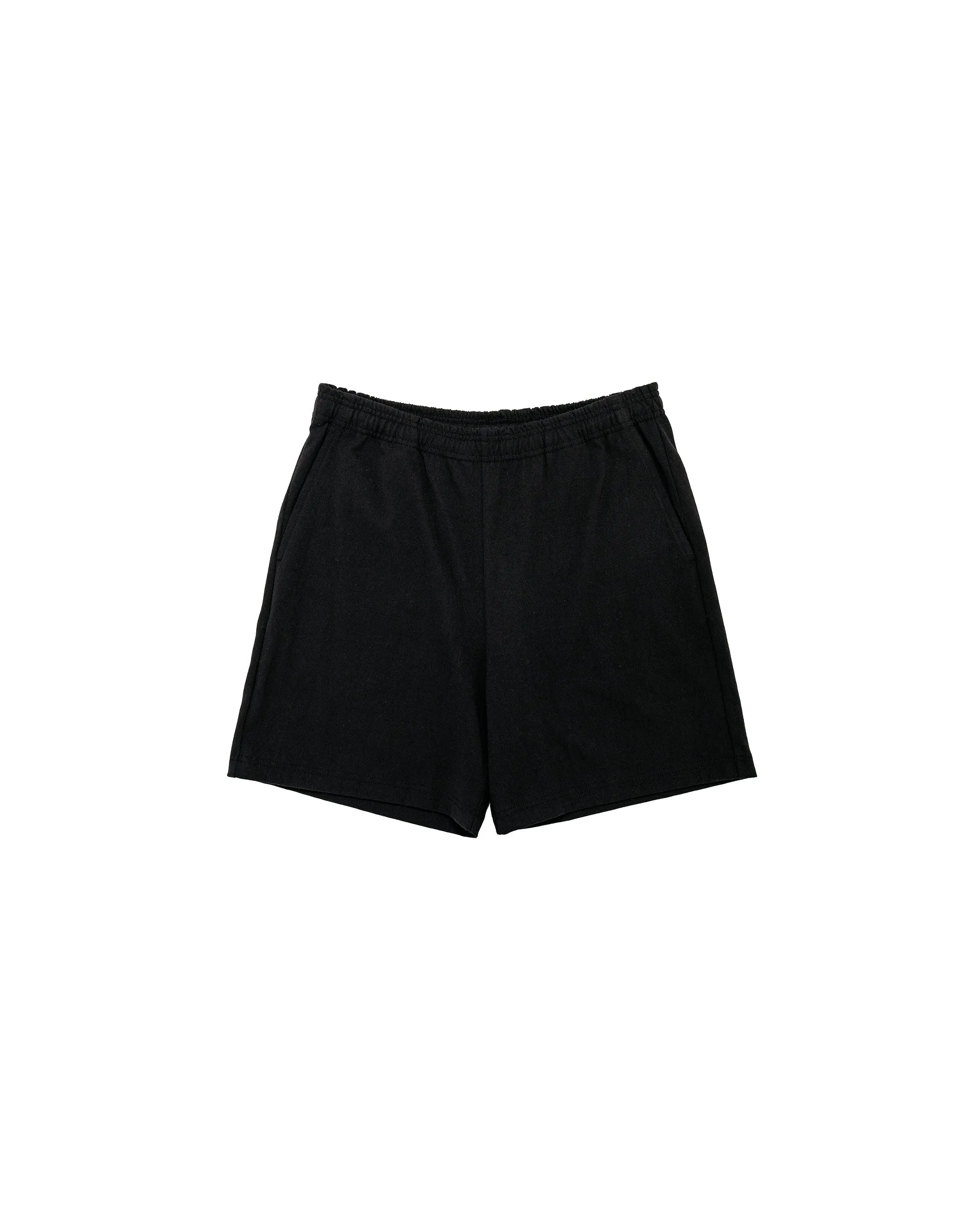 The Real McCoy's MC26037 Jersey Gym Shorts Black sold by Lost & Found