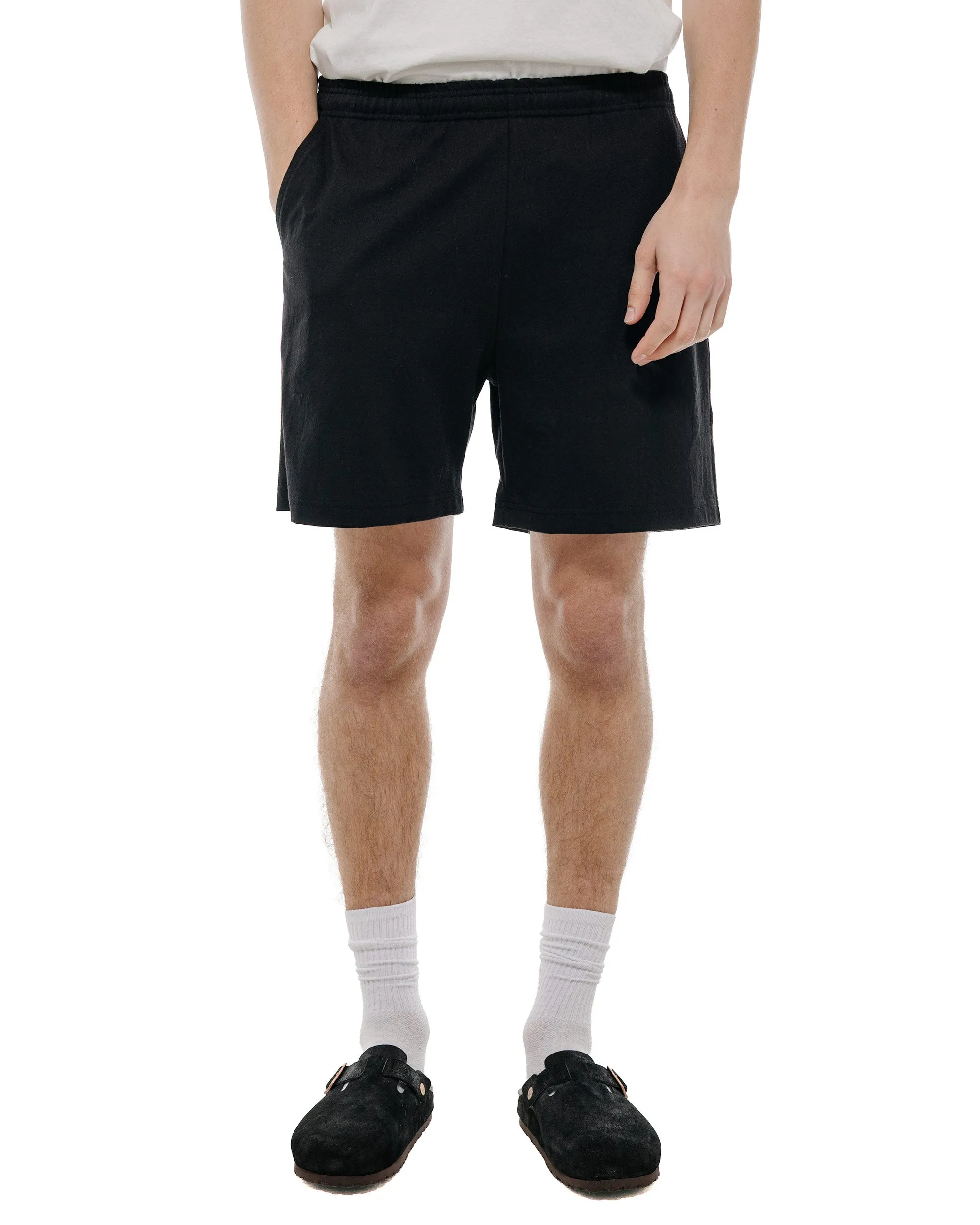 The Real McCoy's MC26037 Jersey Gym Shorts Black sold by Lost & Found product image thumbnail 2