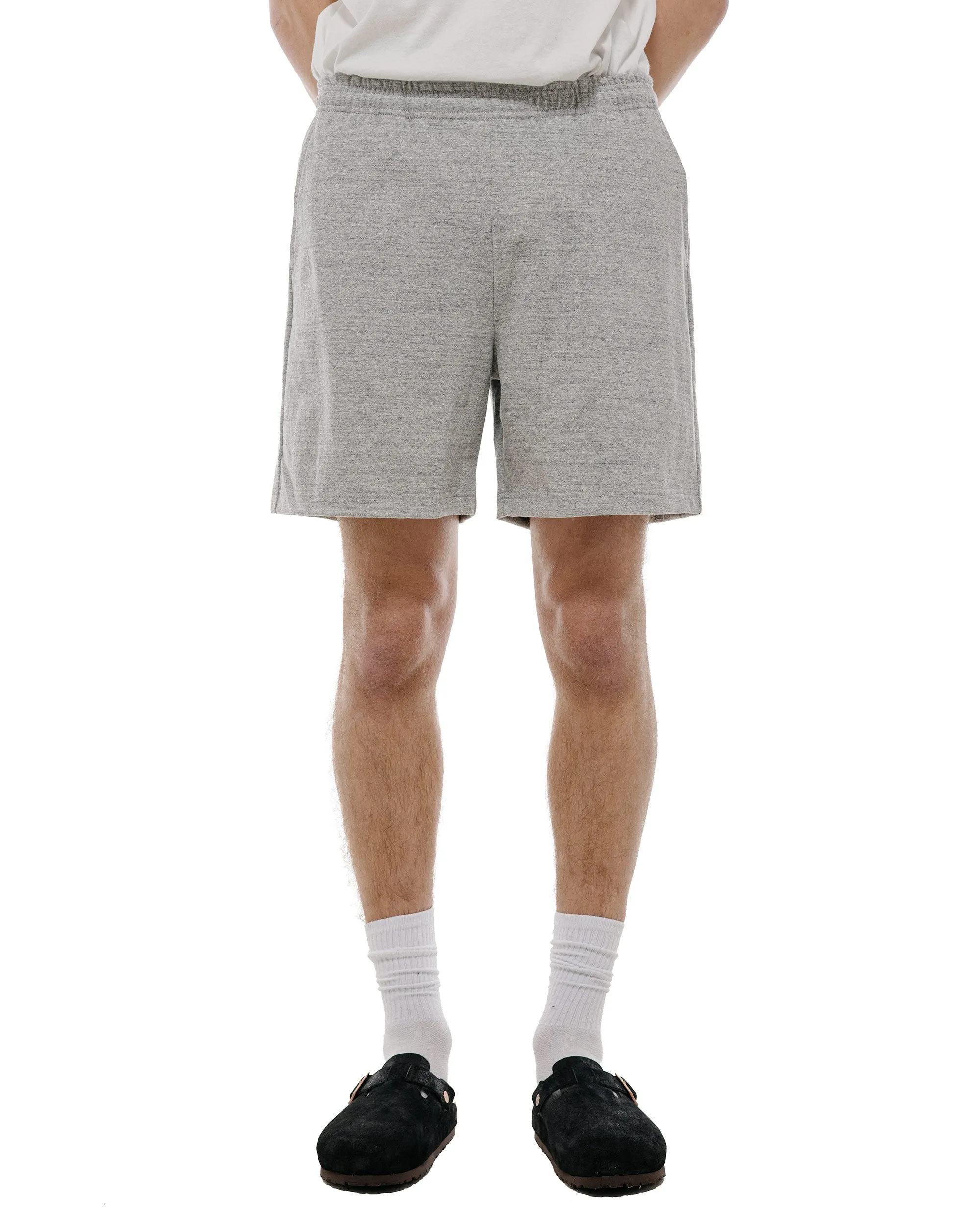 The Real McCoy's MC26037 Jersey Gym Shorts Grey sold by Lost & Found product image thumbnail 2