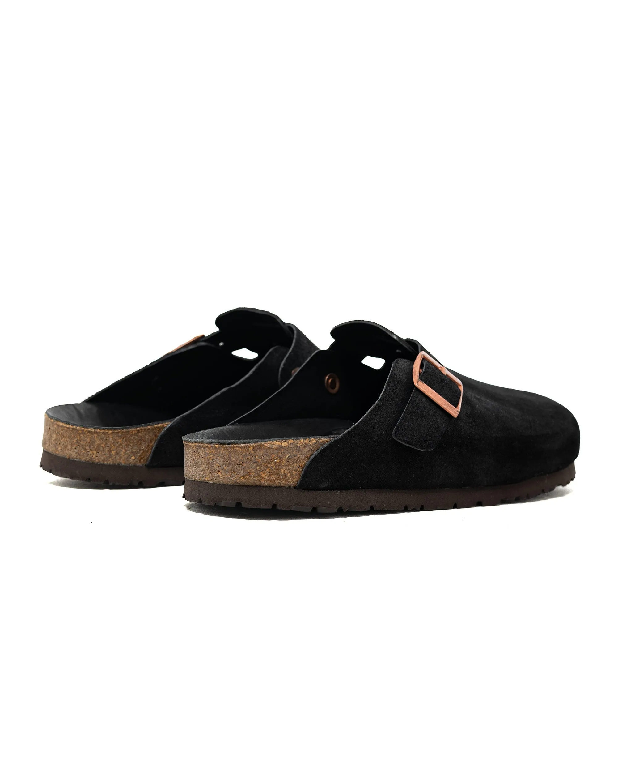 The Real McCoy's MA23012 Leather Foot-Support Clogs Black sold by Lost & Found product image thumbnail 3