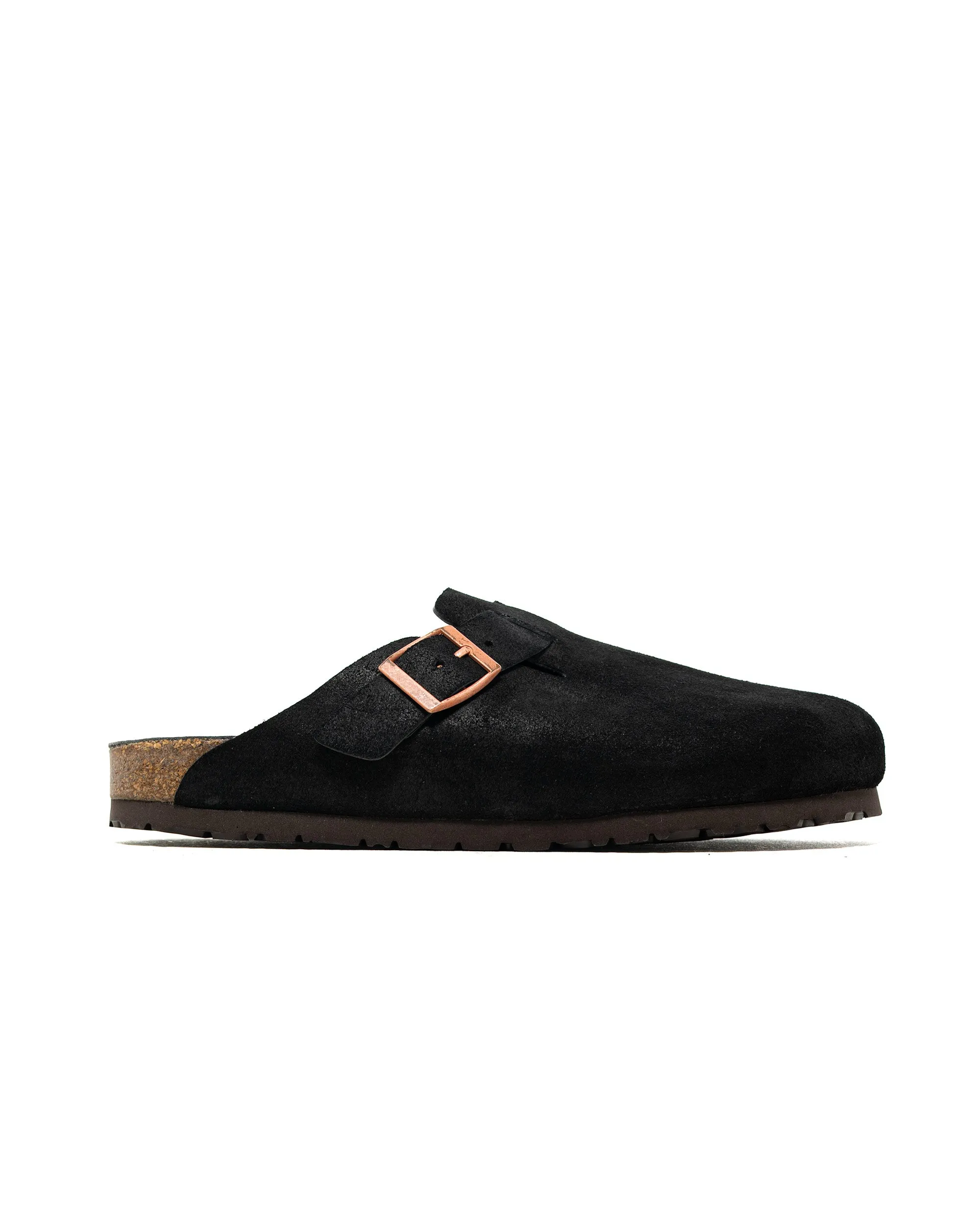 The Real McCoy's MA23012 Leather Foot-Support Clogs Black sold by Lost & Found