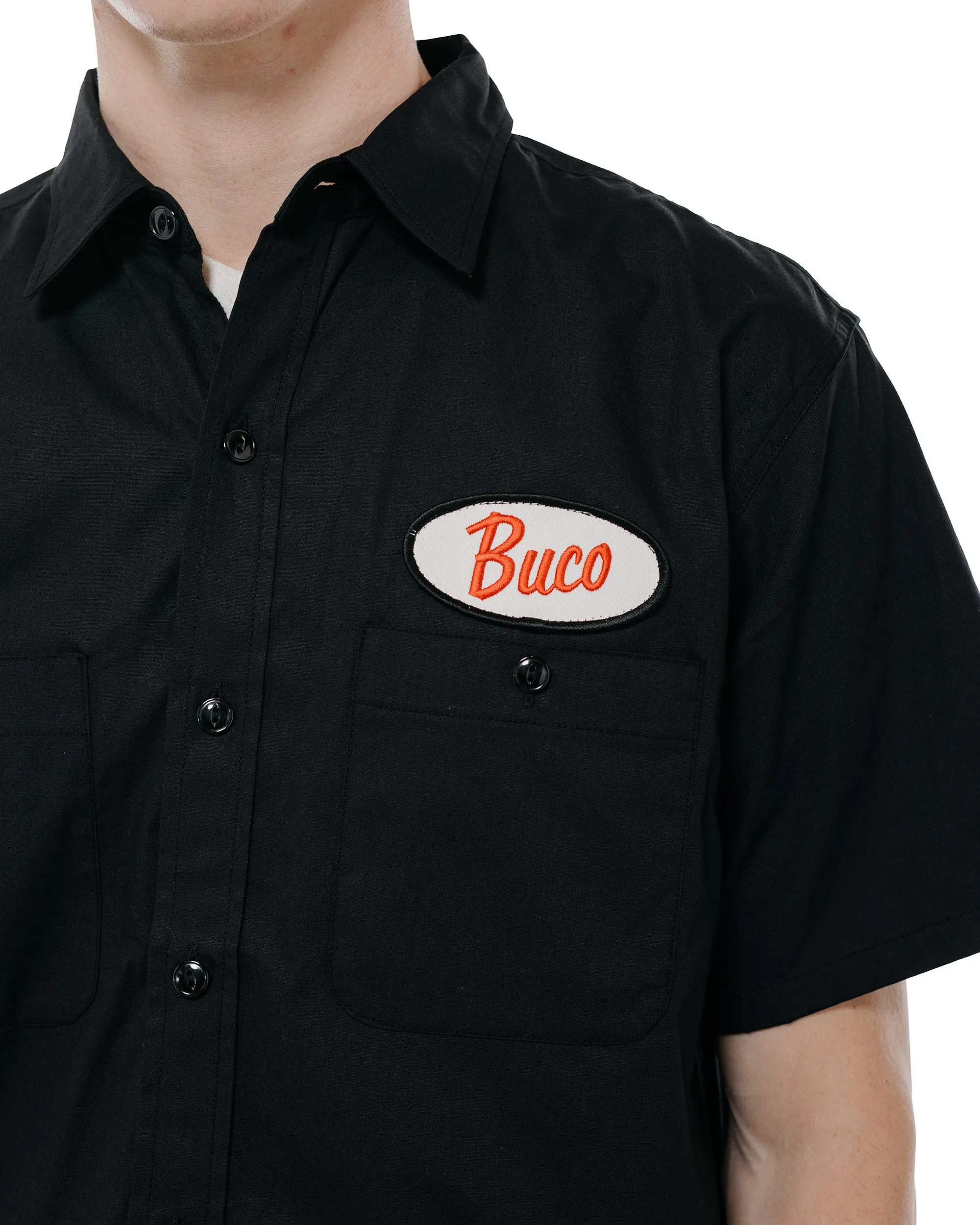 The Real McCoy's BS26001 Buco Workshirt S/S / Look At How Buco Did It! Black sold by Lost & Found product image thumbnail 3