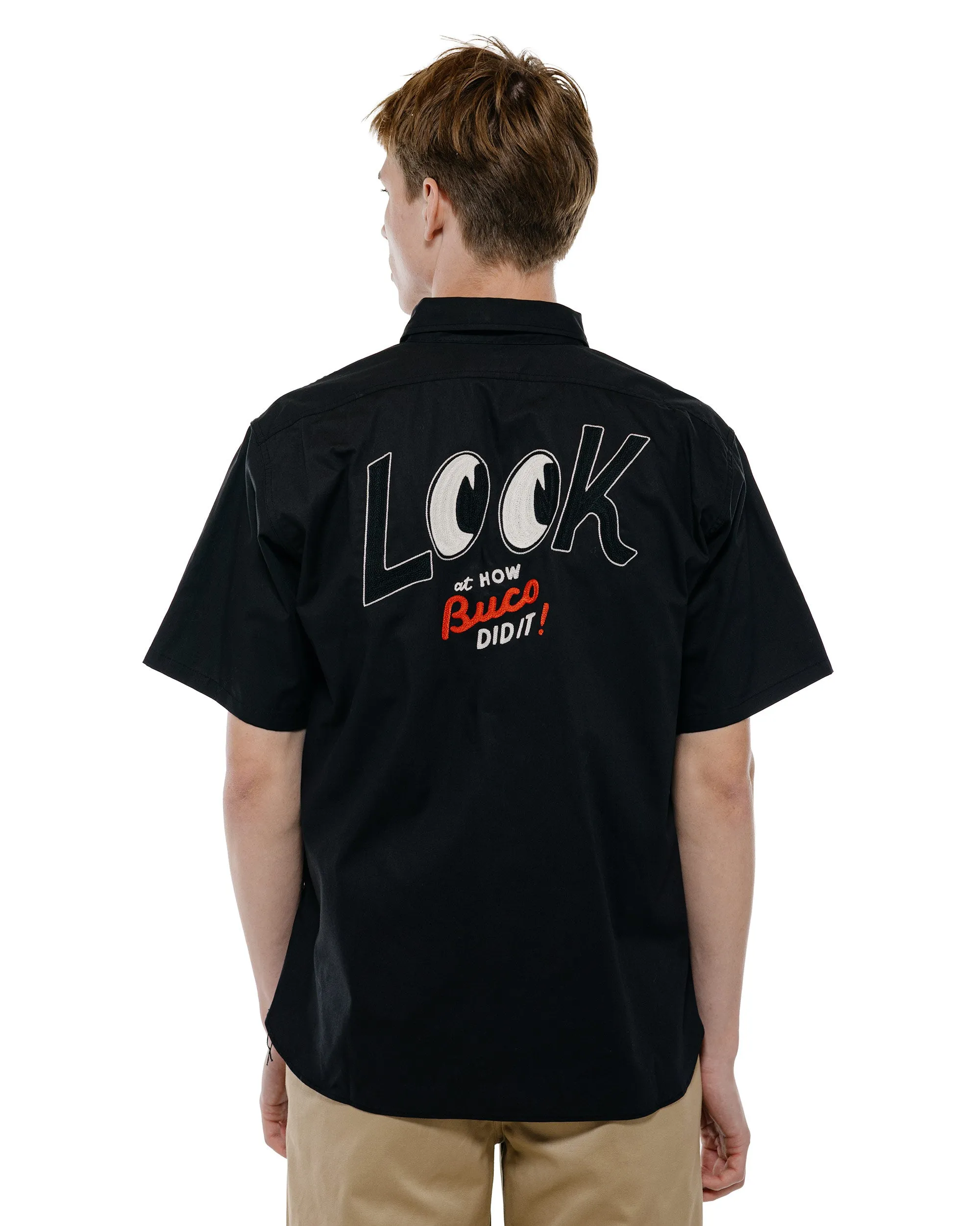 The Real McCoy's BS26001 Buco Workshirt S/S / Look At How Buco Did It! Black sold by Lost & Found product image thumbnail 4