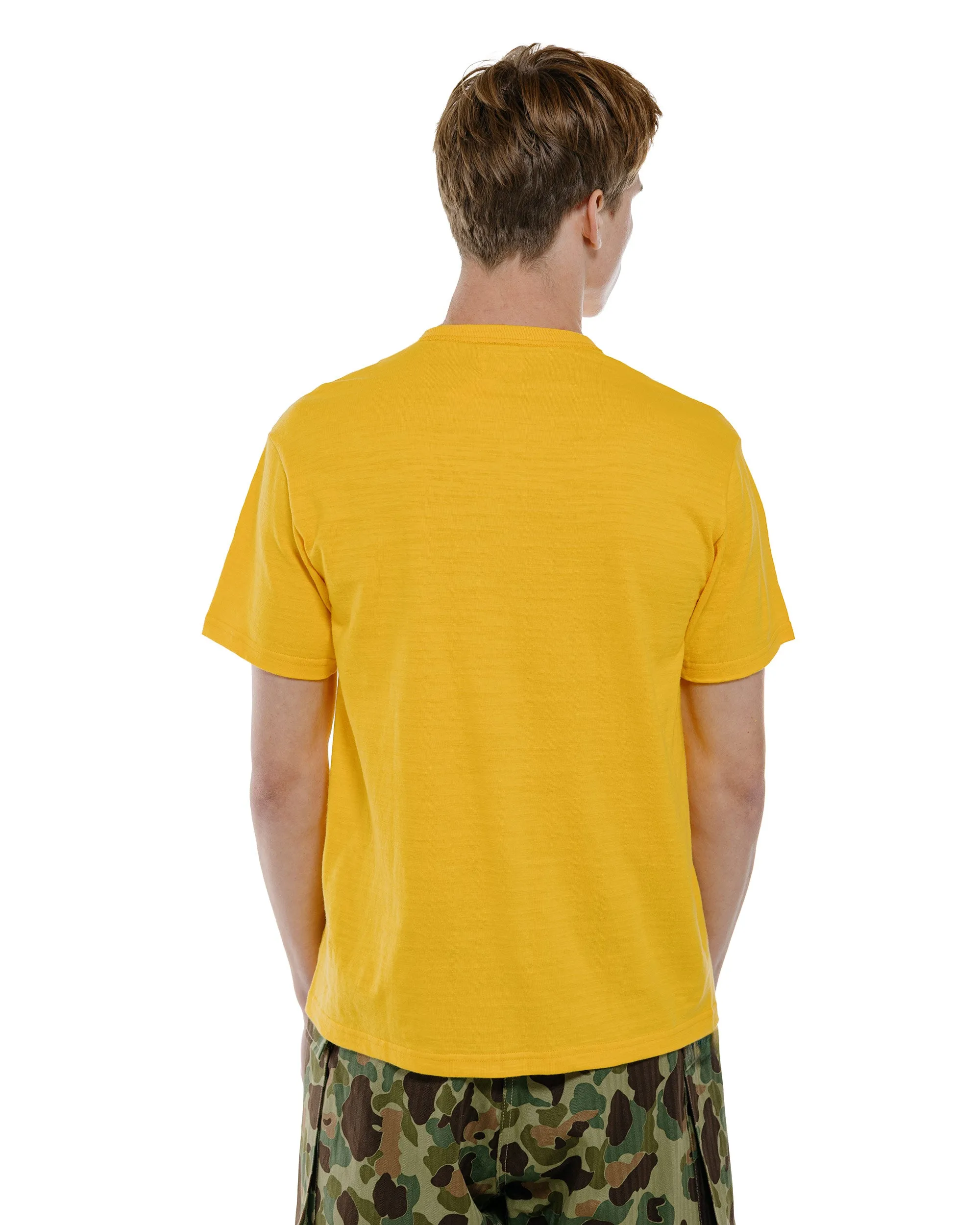 The Real McCoy's BC26009 Athletic T-Shirt / 2-Wheelers of Detroit Yellow sold by Lost & Found product image thumbnail 3