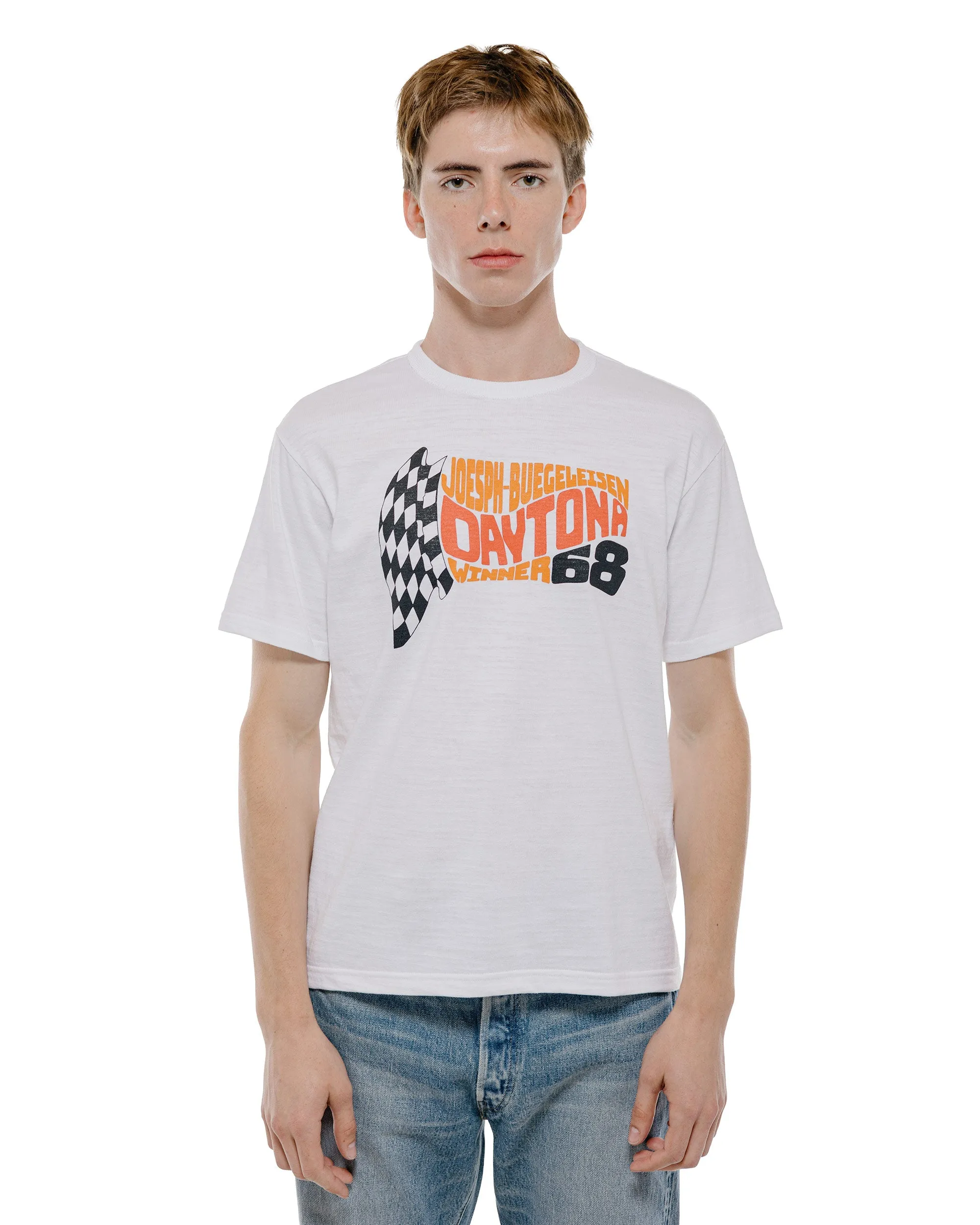 The Real McCoy's BC26008 Athletic T-Shirt / Daytona 68' White sold by Lost & Found product image thumbnail 2