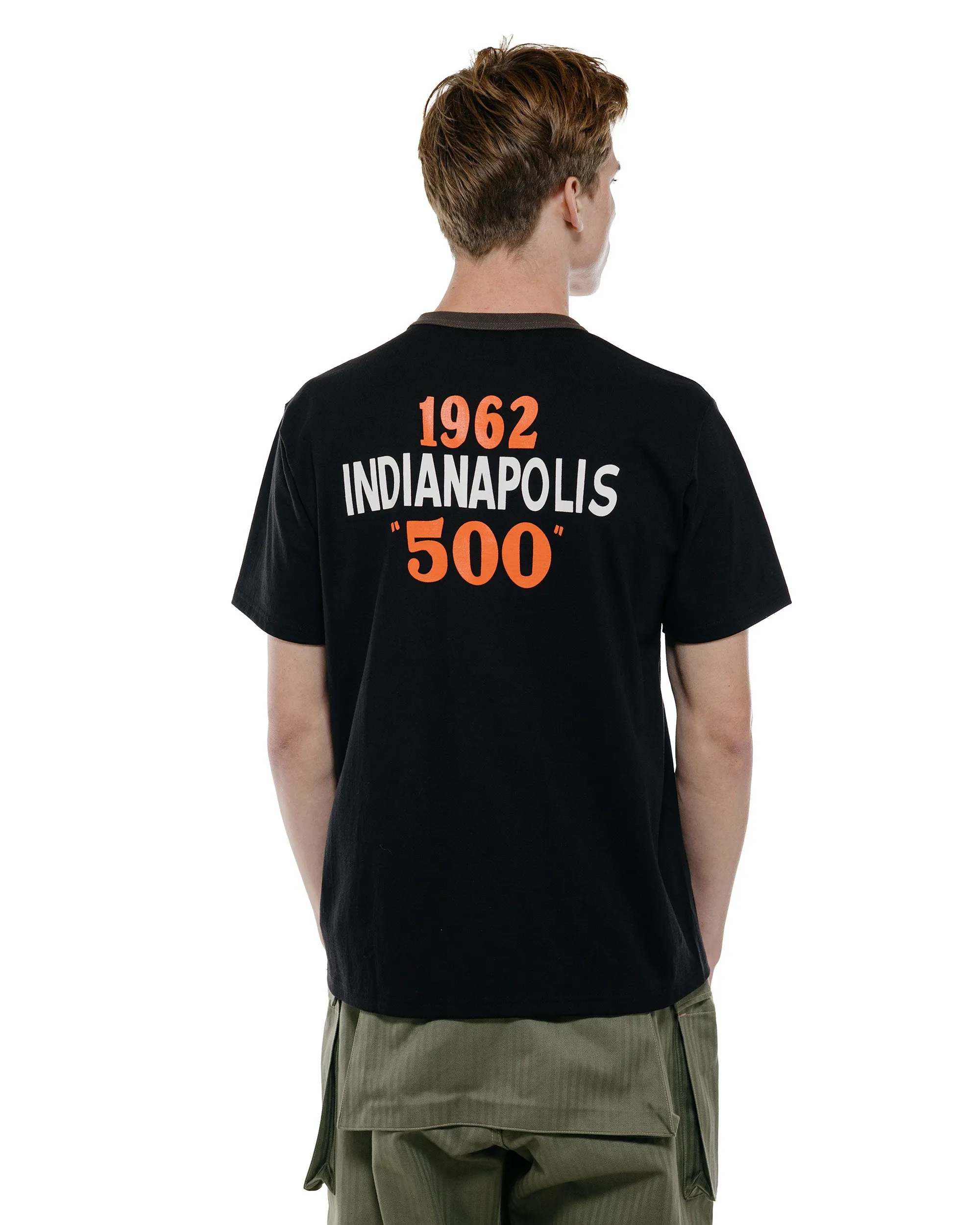 The Real McCoy's BC26004 Buco Tee / Welcome Racing Fans! Black/Charcoal sold by Lost & Found product image thumbnail 4