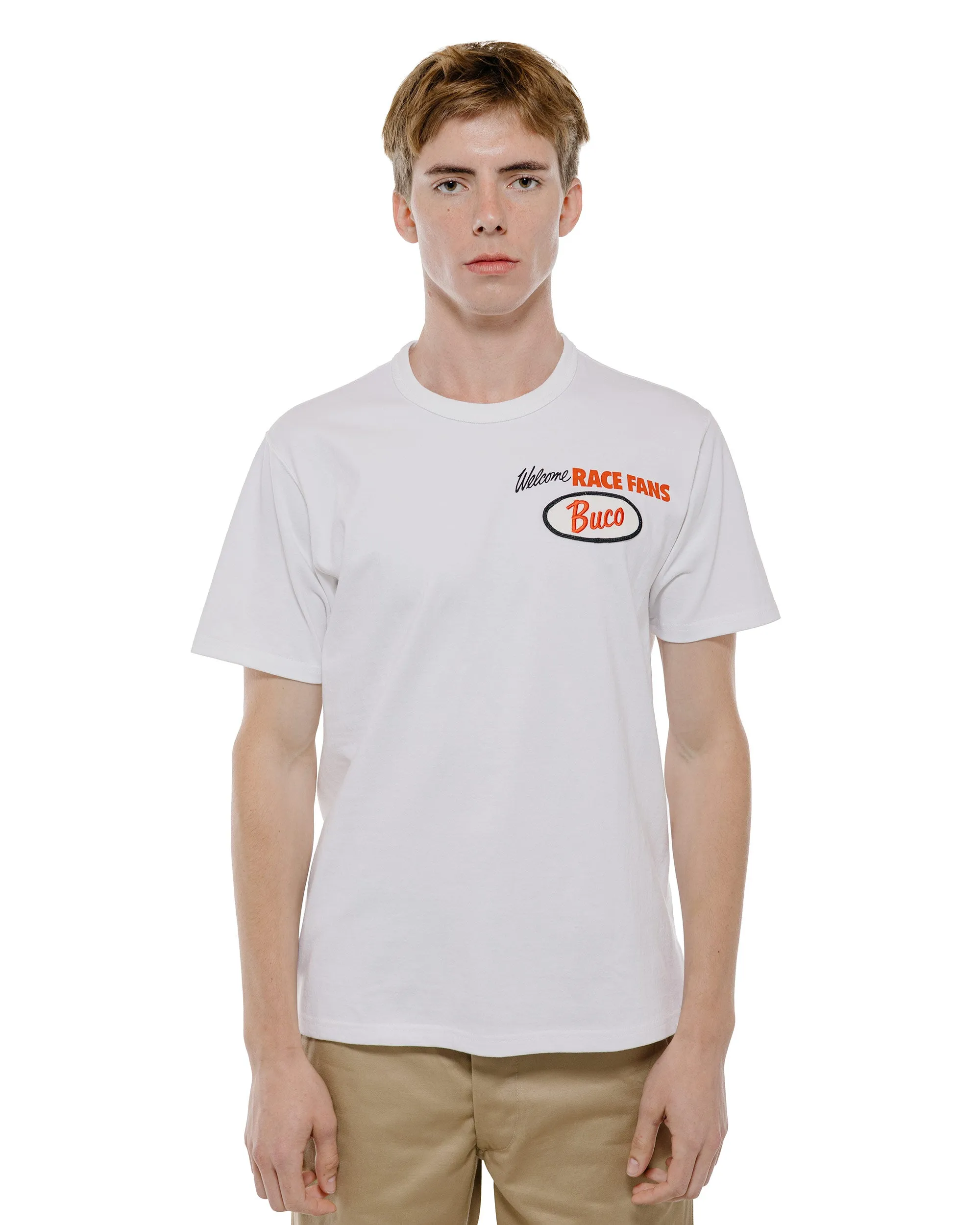 The Real McCoy's BC26004 Buco Tee / Welcome Racing Fans! White sold by Lost & Found product image thumbnail 2