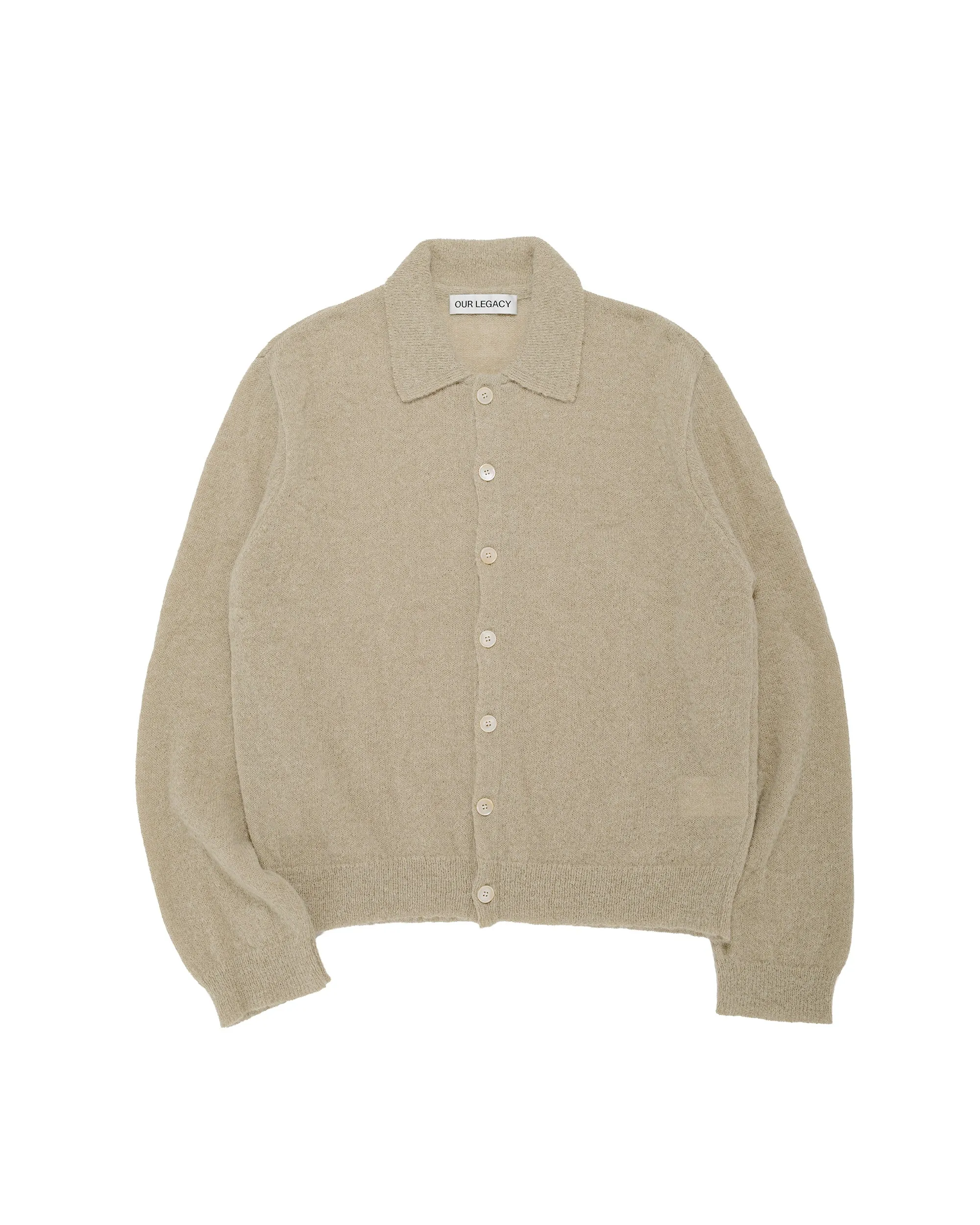 Our Legacy Evening Polo Soft Sage Fuzzy Alpaca sold by Lost & Found