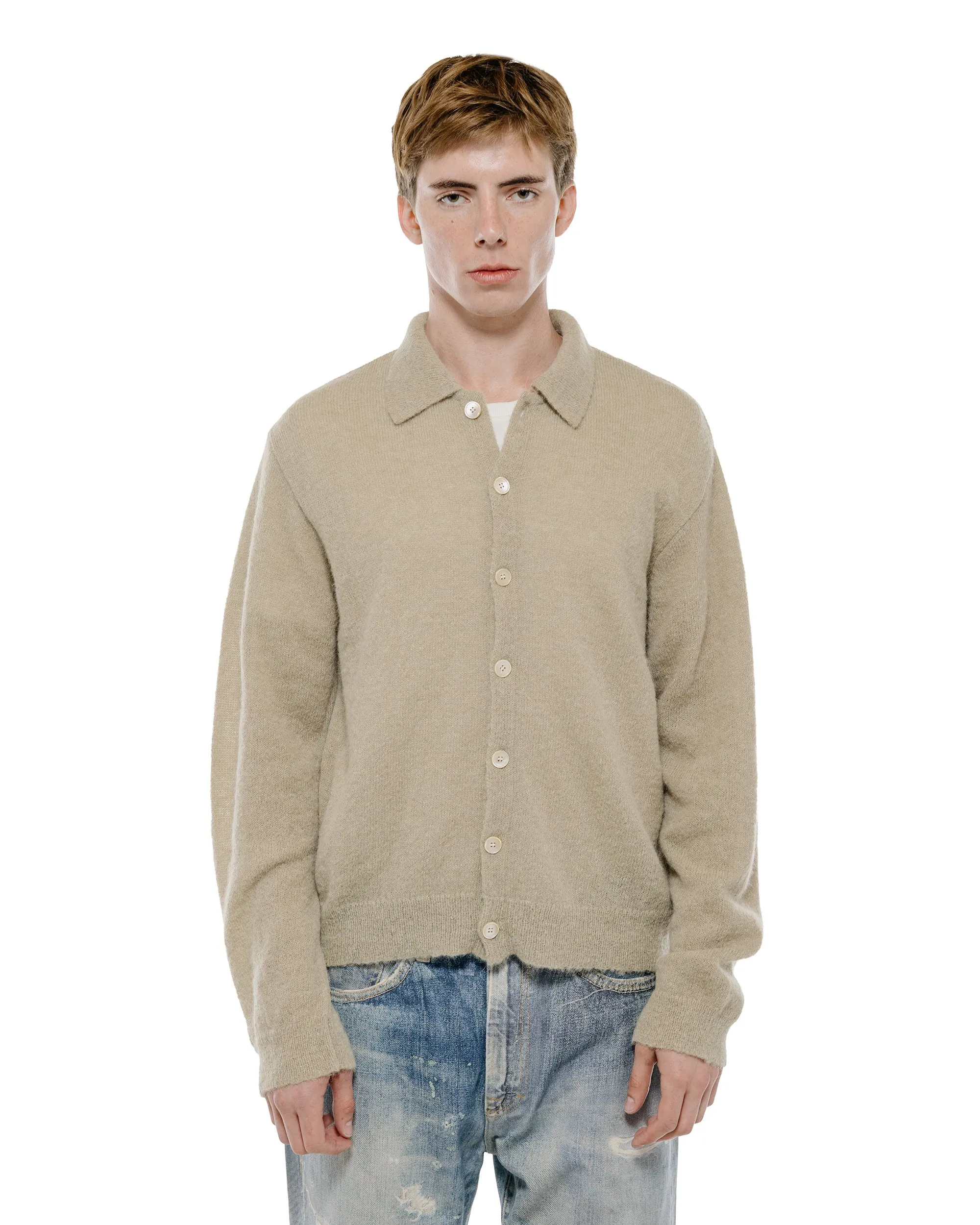 Our Legacy Evening Polo Soft Sage Fuzzy Alpaca sold by Lost & Found product image thumbnail 2