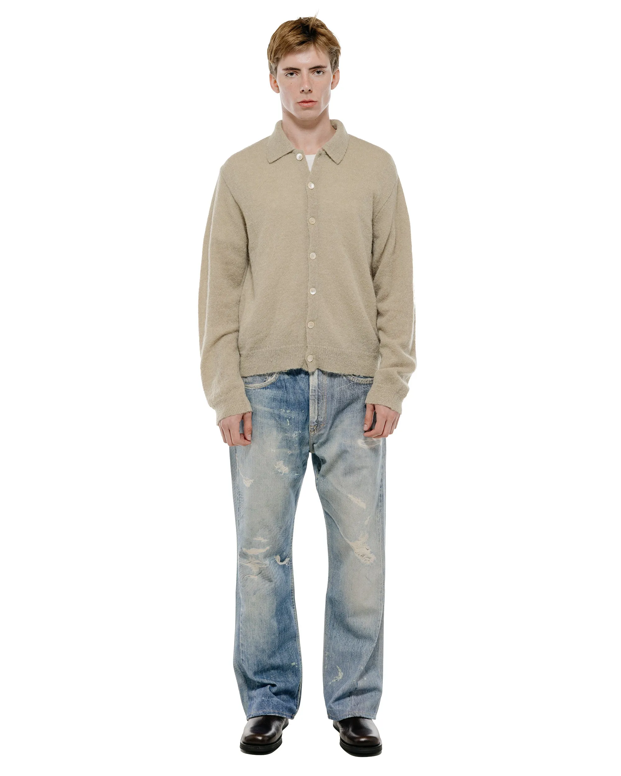 Our Legacy Evening Polo Soft Sage Fuzzy Alpaca sold by Lost & Found product image thumbnail 5