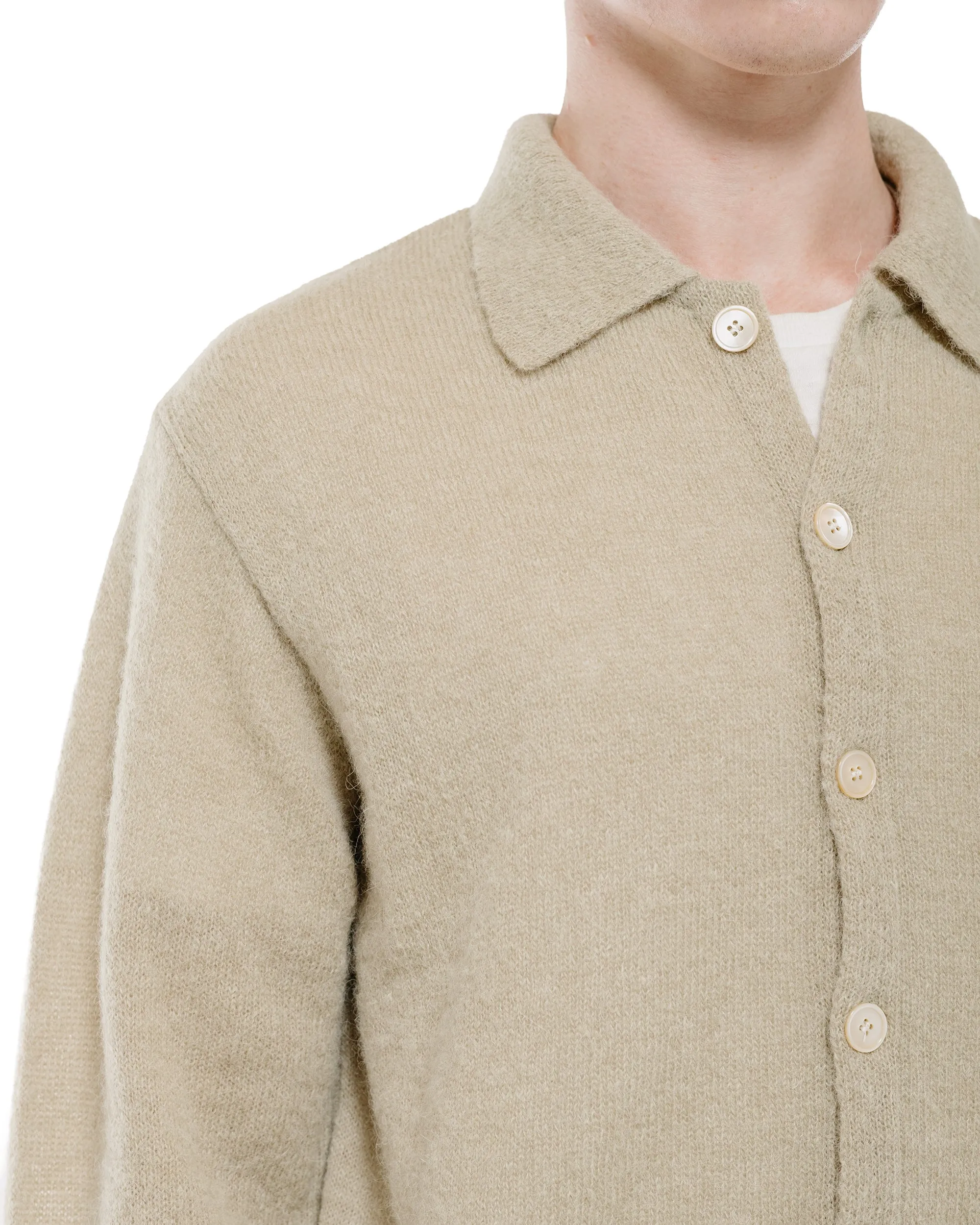 Our Legacy Evening Polo Soft Sage Fuzzy Alpaca sold by Lost & Found product image thumbnail 3