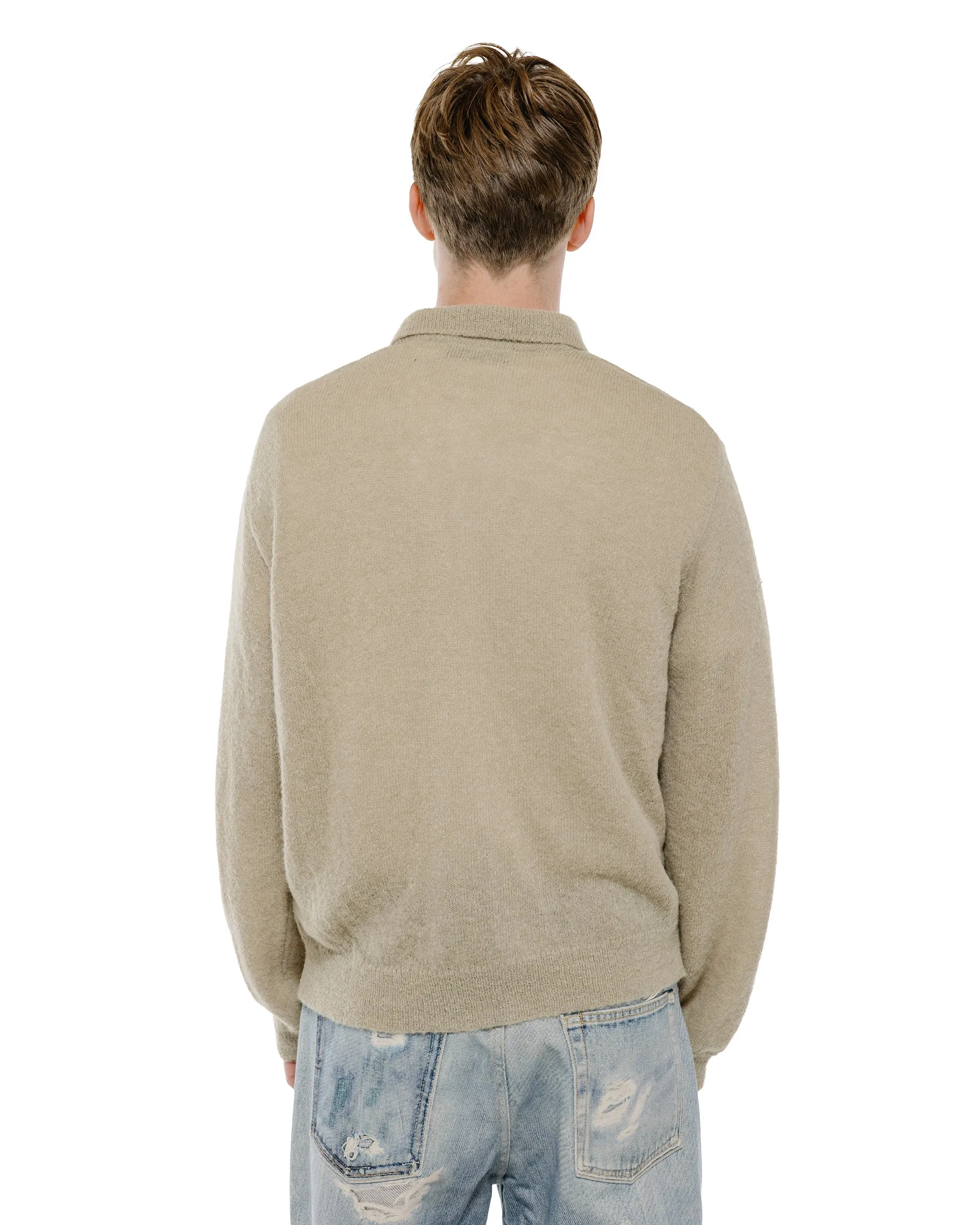 Our Legacy Evening Polo Soft Sage Fuzzy Alpaca sold by Lost & Found product image thumbnail 4