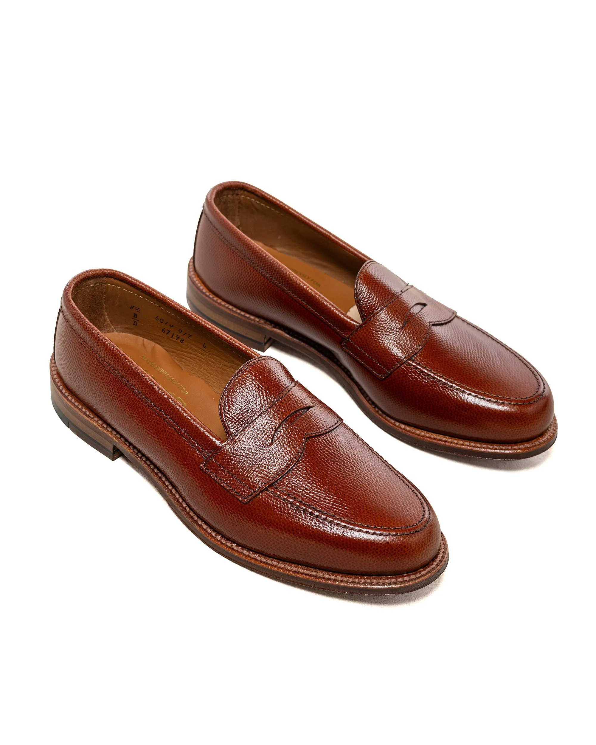 Alden Penny Loafer Brown Alpine Grain 67198 sold by Lost & Found product image thumbnail 2