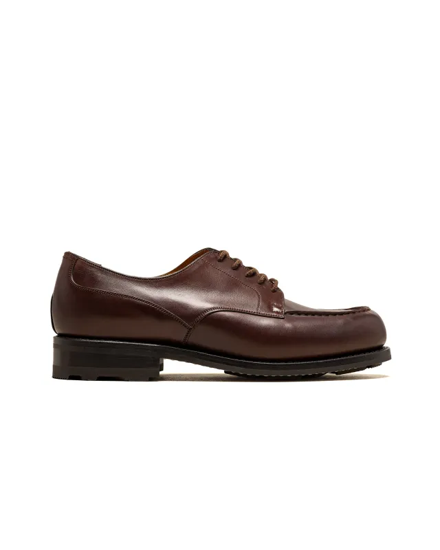 J.M. Weston Golf Derby Dark Brown Boxcalf Leather made by JM Weston