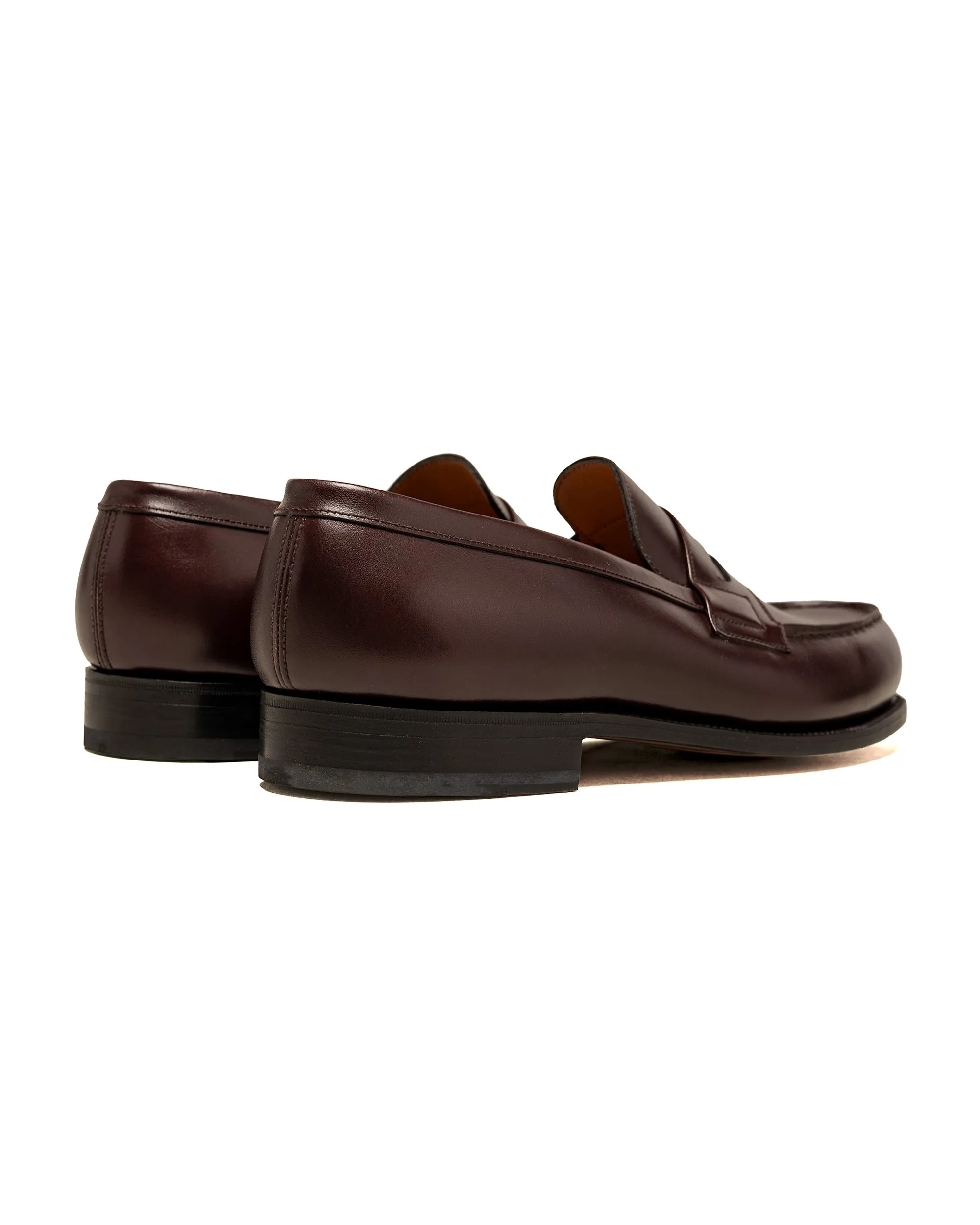 J.M. Weston 180 Loafer Brown Boxcalf Leather sold by Lost & Found product image thumbnail 3