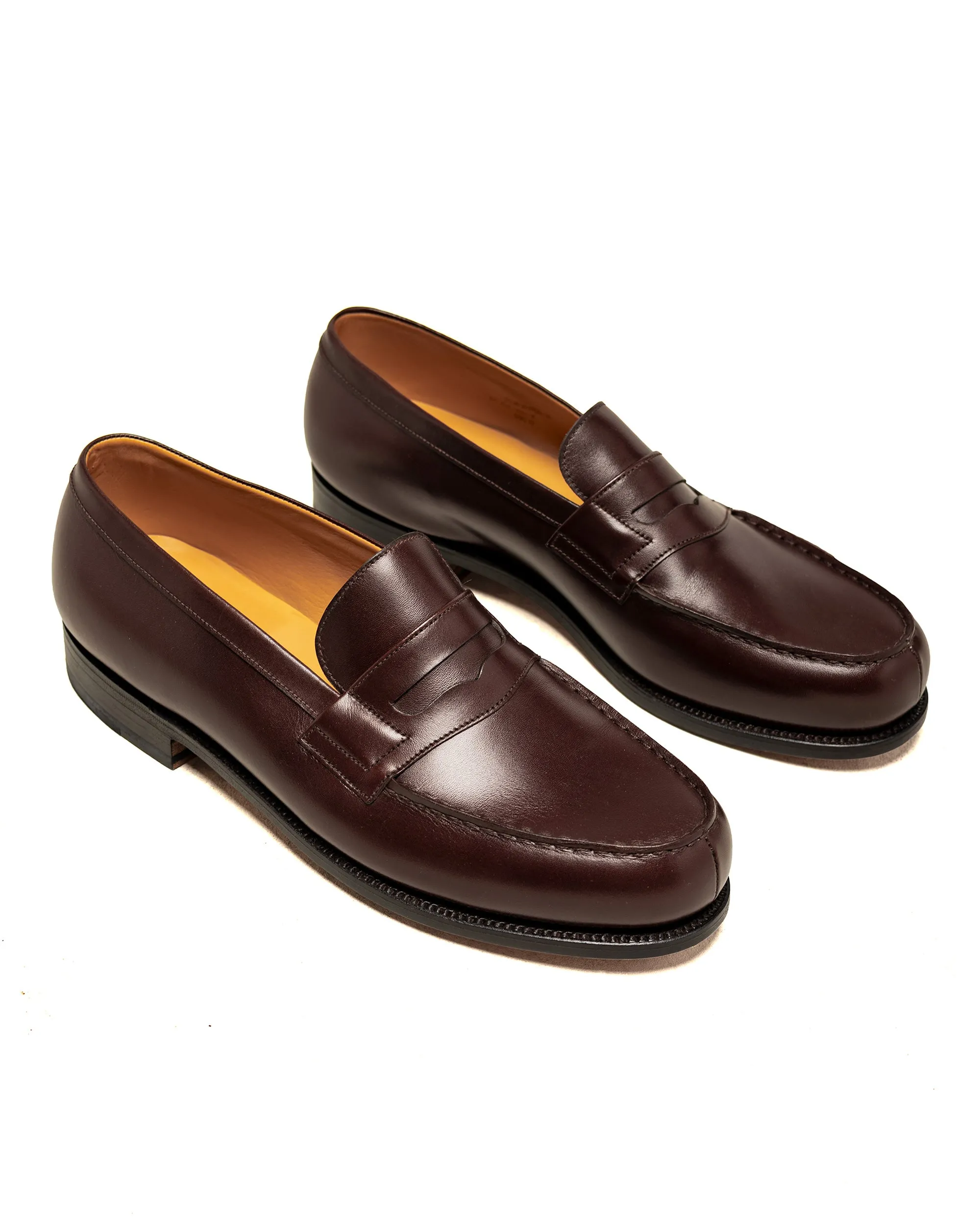 J.M. Weston 180 Loafer Brown Boxcalf Leather sold by Lost & Found product image thumbnail 2