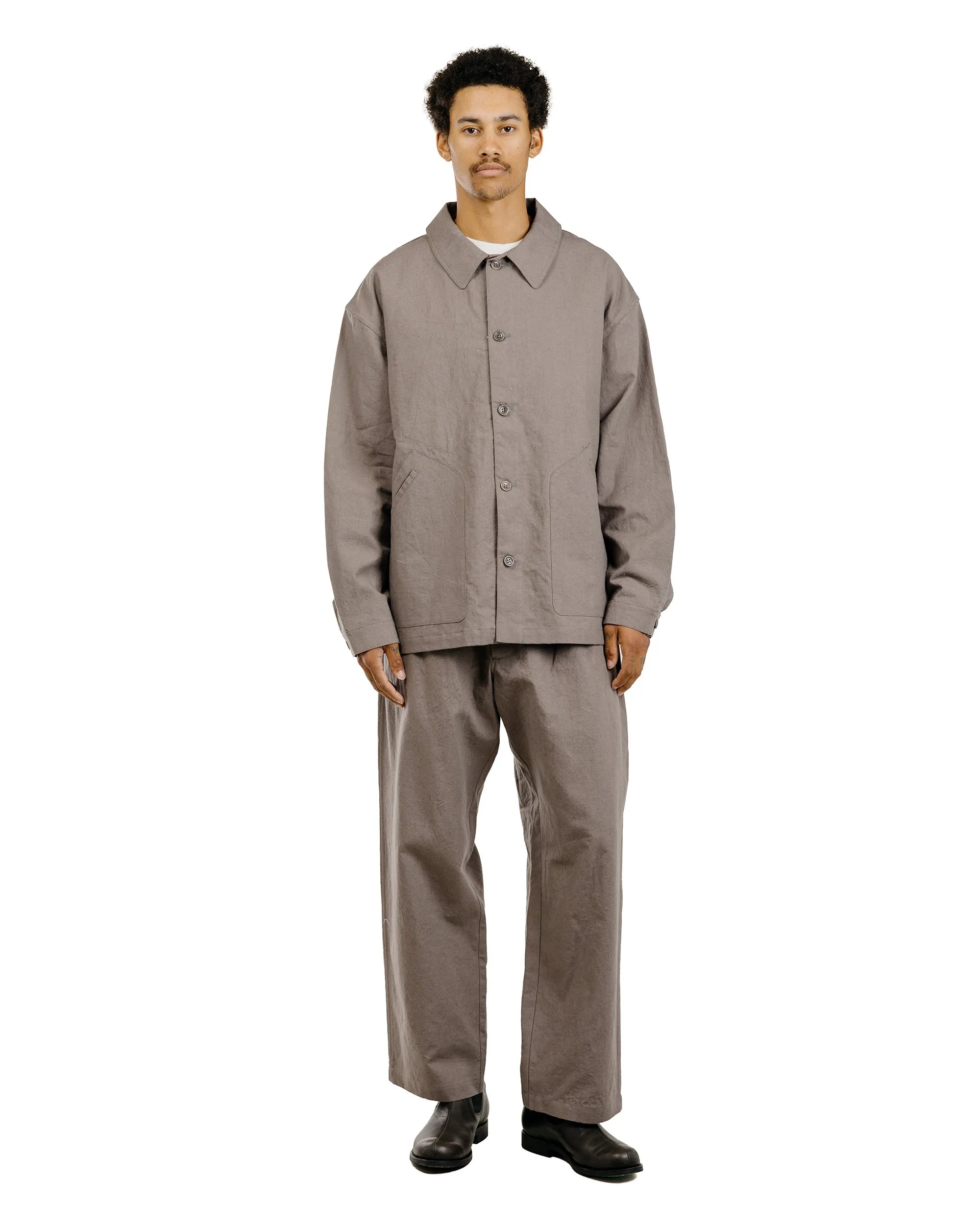 James Coward Carry On Pant Mid Grey Overdyed Canvas sold by Lost & Found product image thumbnail 5