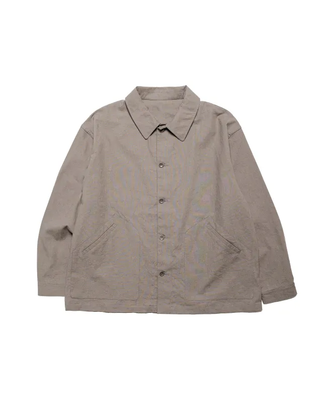 James Coward Signal Shirt Mid Grey Overdyed Canvas made by James Coward