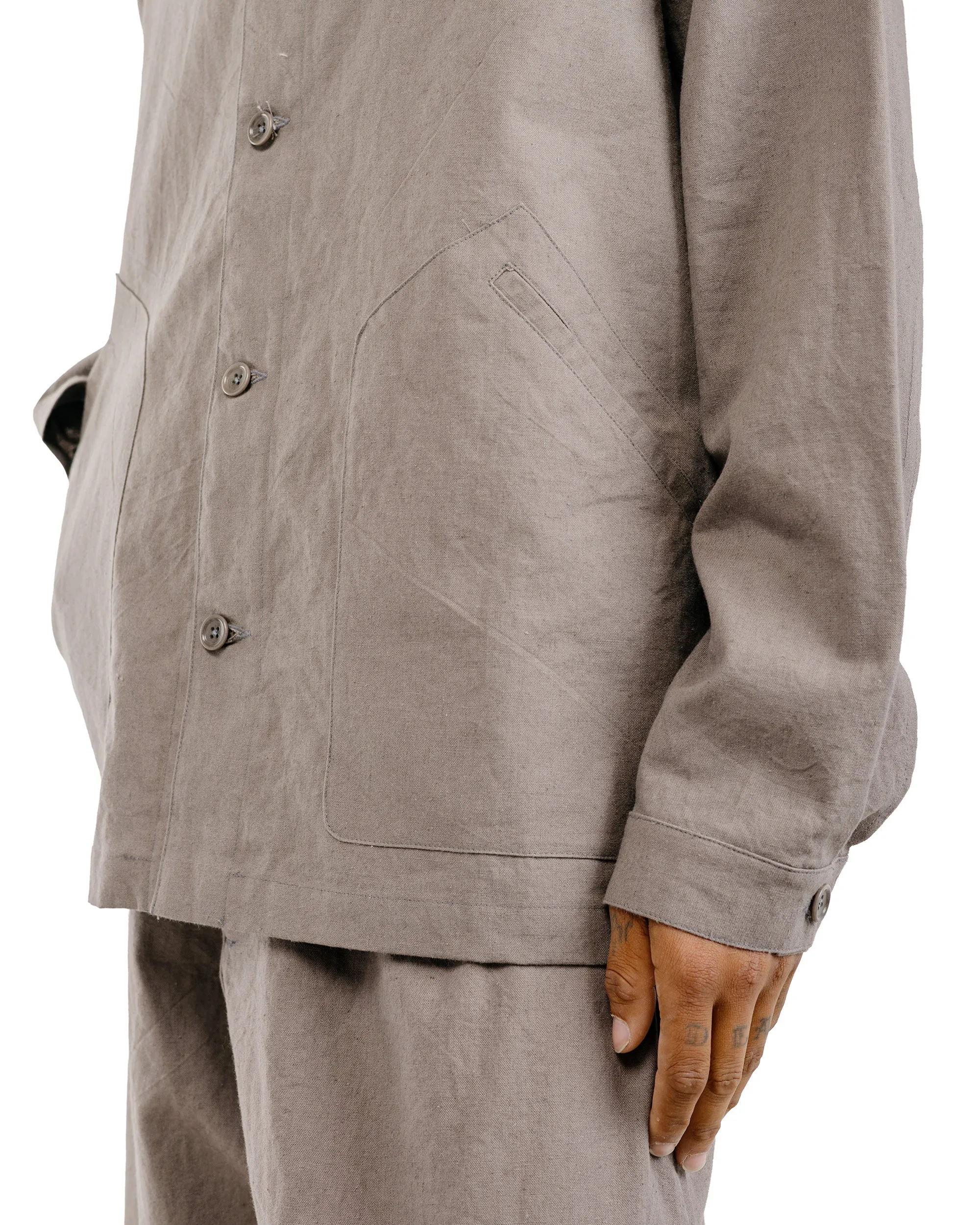 James Coward Signal Shirt Mid Grey Overdyed Canvas sold by Lost & Found product image thumbnail 3