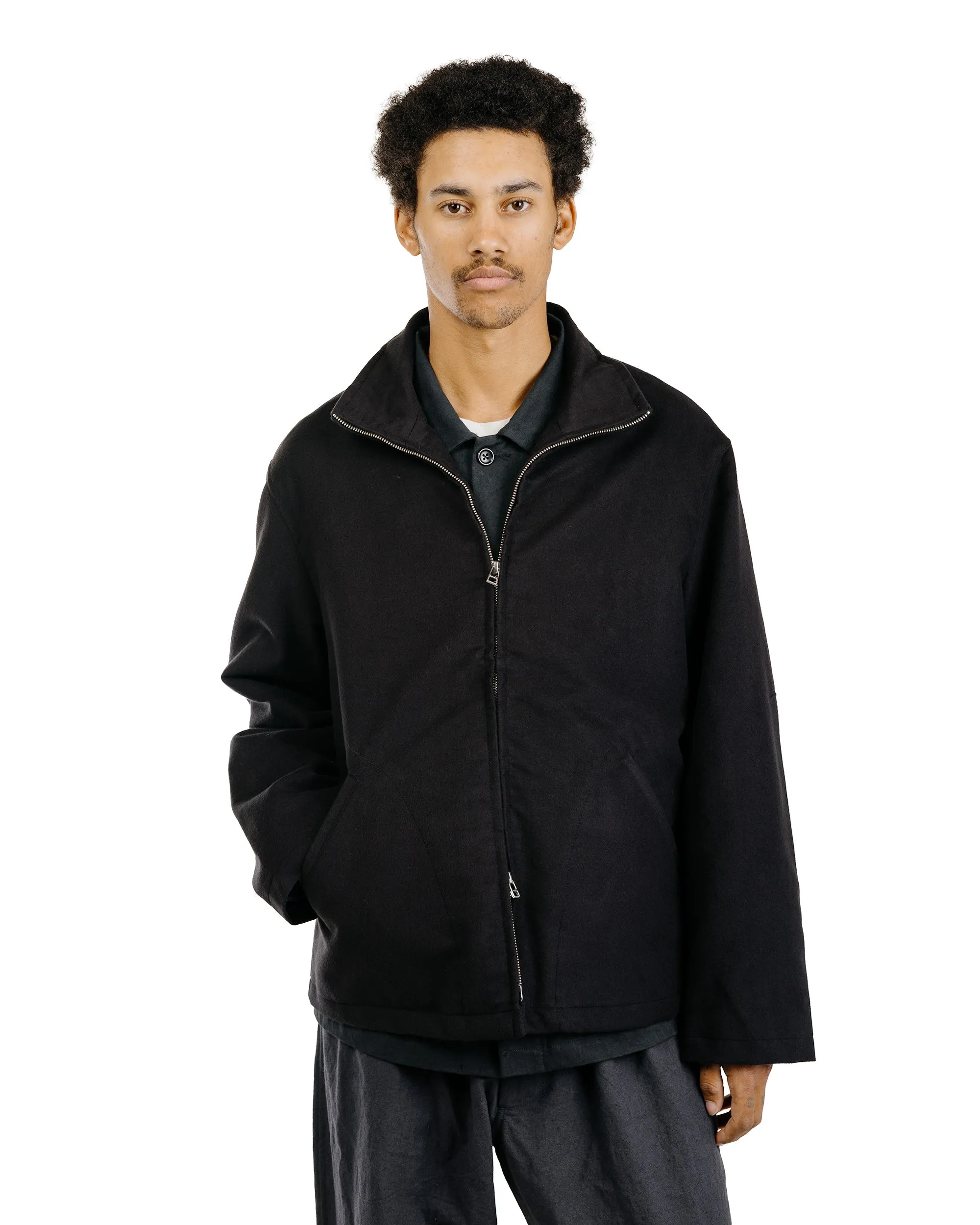James Coward Circuit Jacket Black Cotton Silk Moleskin sold by Lost & Found product image thumbnail 2