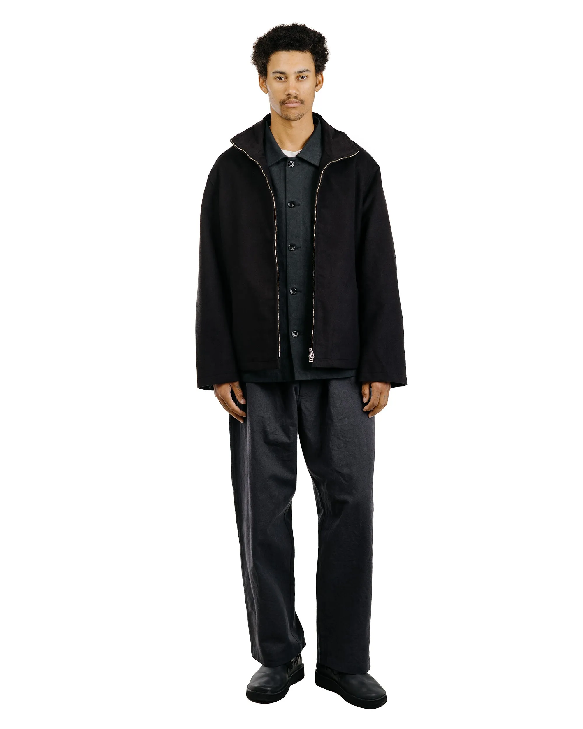 James Coward Circuit Jacket Black Cotton Silk Moleskin sold by Lost & Found product image thumbnail 5