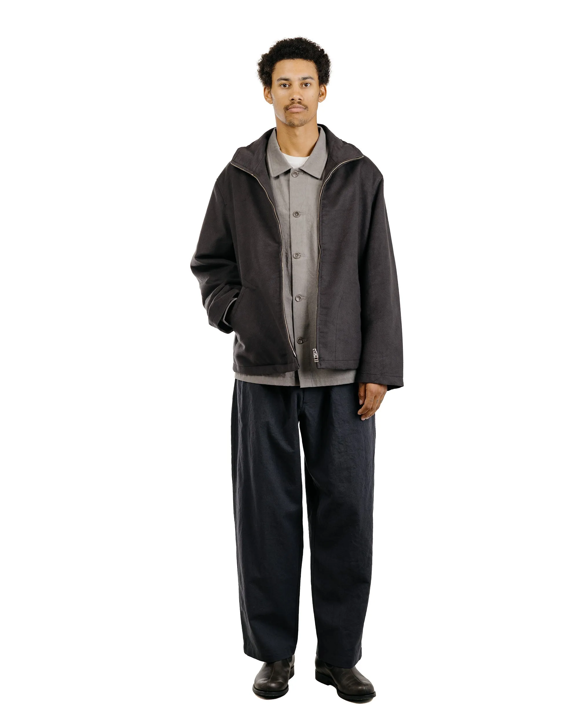 James Coward Circuit Jacket Charcoal Cotton Silk Moleskin sold by Lost & Found product image thumbnail 4