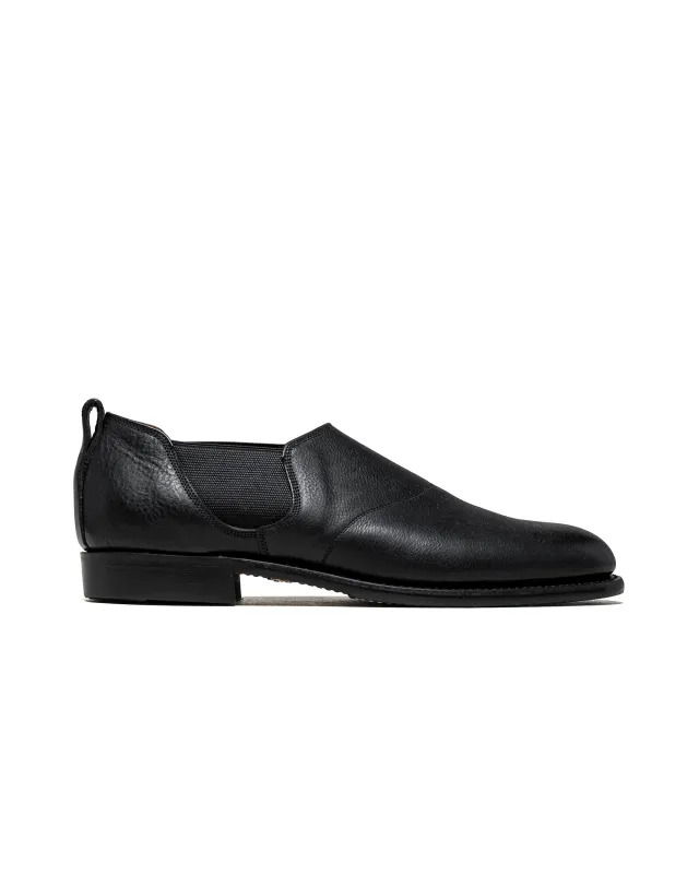 Old Joe "The Gardner" Artisan Leather Side-Gore Shoes Black made by Old Joe