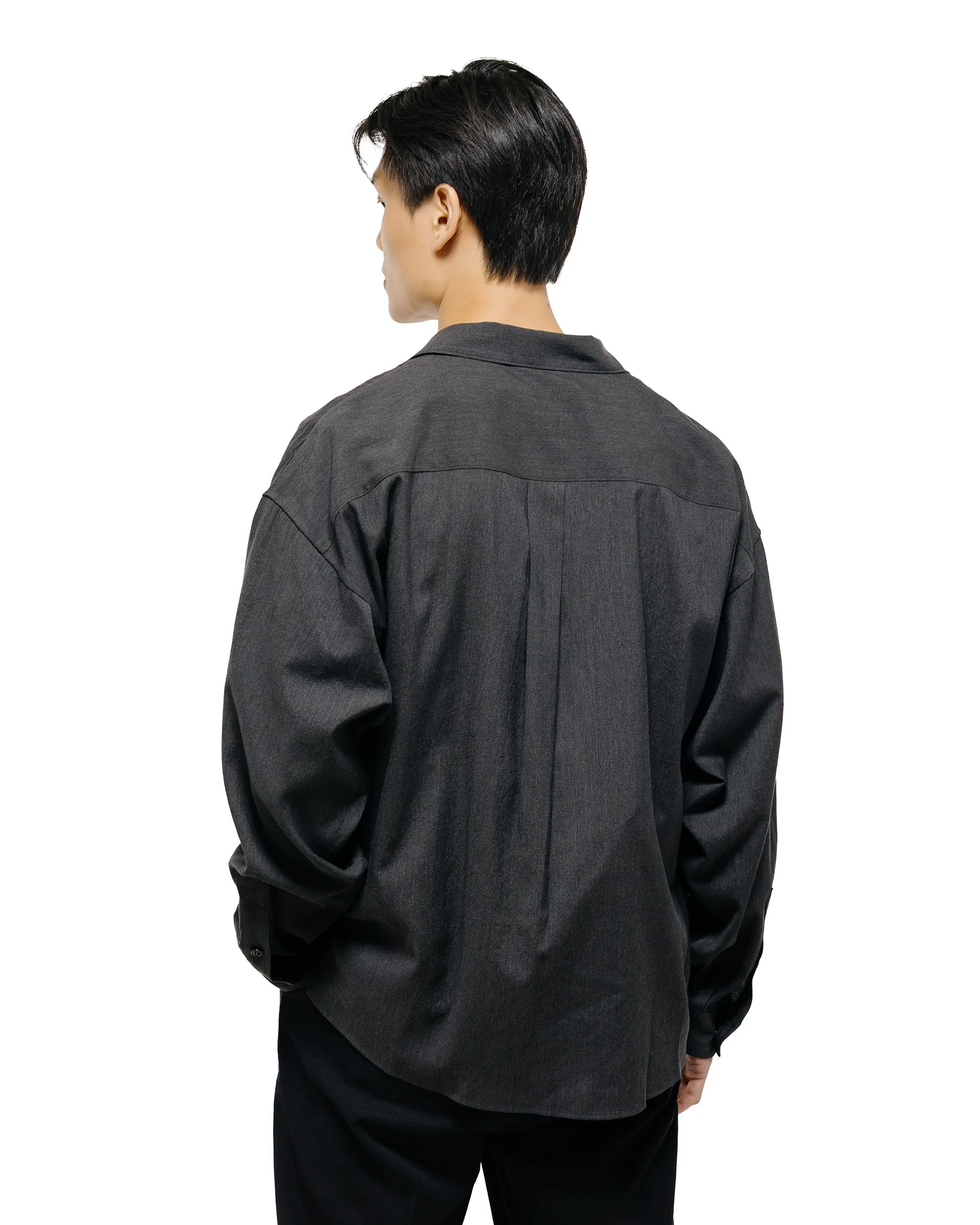 Old Joe Asymmetry Front Tunic Shirts (Long-Sleeve) Graphite sold by Lost & Found product image thumbnail 4