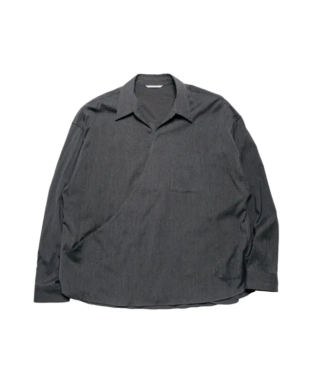 Old Joe Asymmetry Front Tunic Shirts (Long-Sleeve) Graphite made by Old Joe