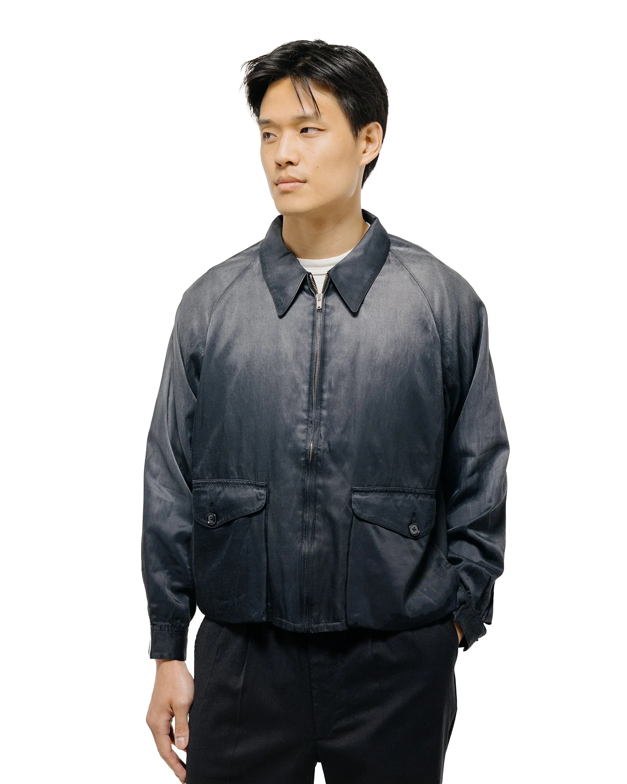 Old Joe Patina-Rayon Weather Chief Jacket Graphite sold by Lost & Found product image thumbnail 2