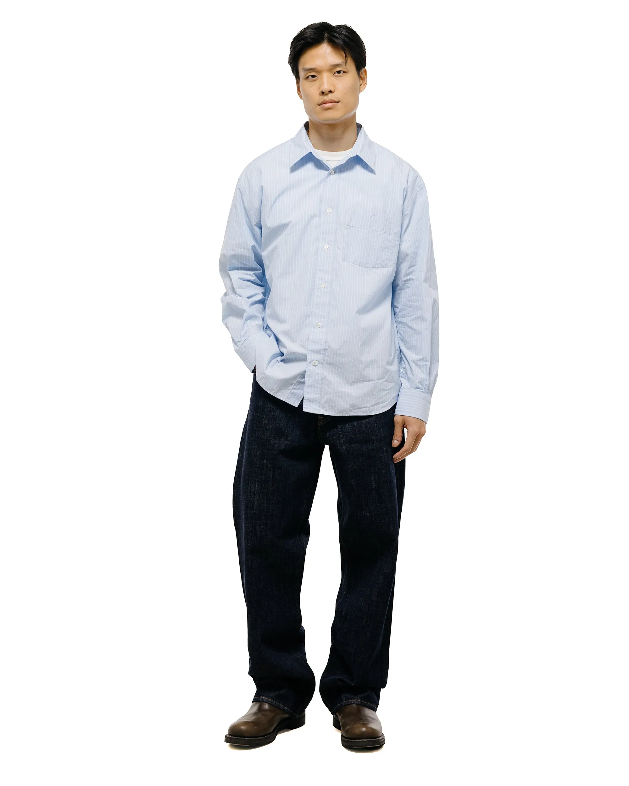 Sunflower New Base Shirt Striped 210 Blue sold by Lost & Found product image thumbnail 5