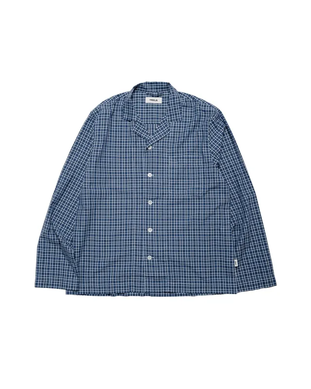 Tekla Fine Twill Pyjama Shirt Lanegan Checks made by Lost & Found