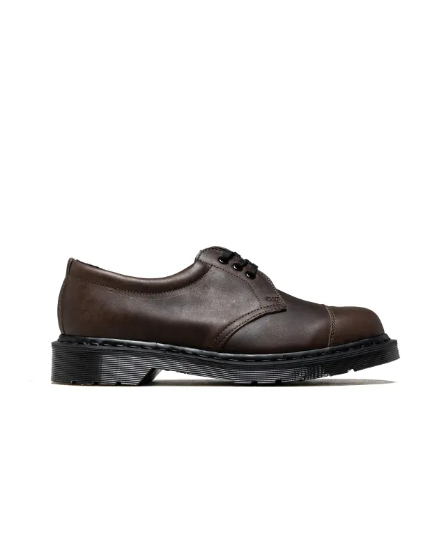MHL Dr. Martens 1461 Oxford Dark Brown Grained Oiled made by Margaret Howell