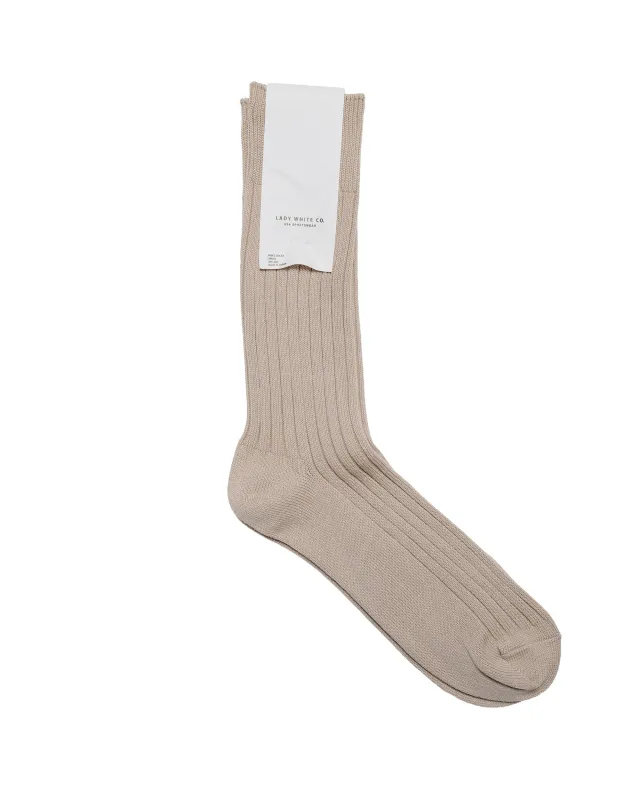 Lady White Co. LWC Sock Solar Grey made by Lady White Co.