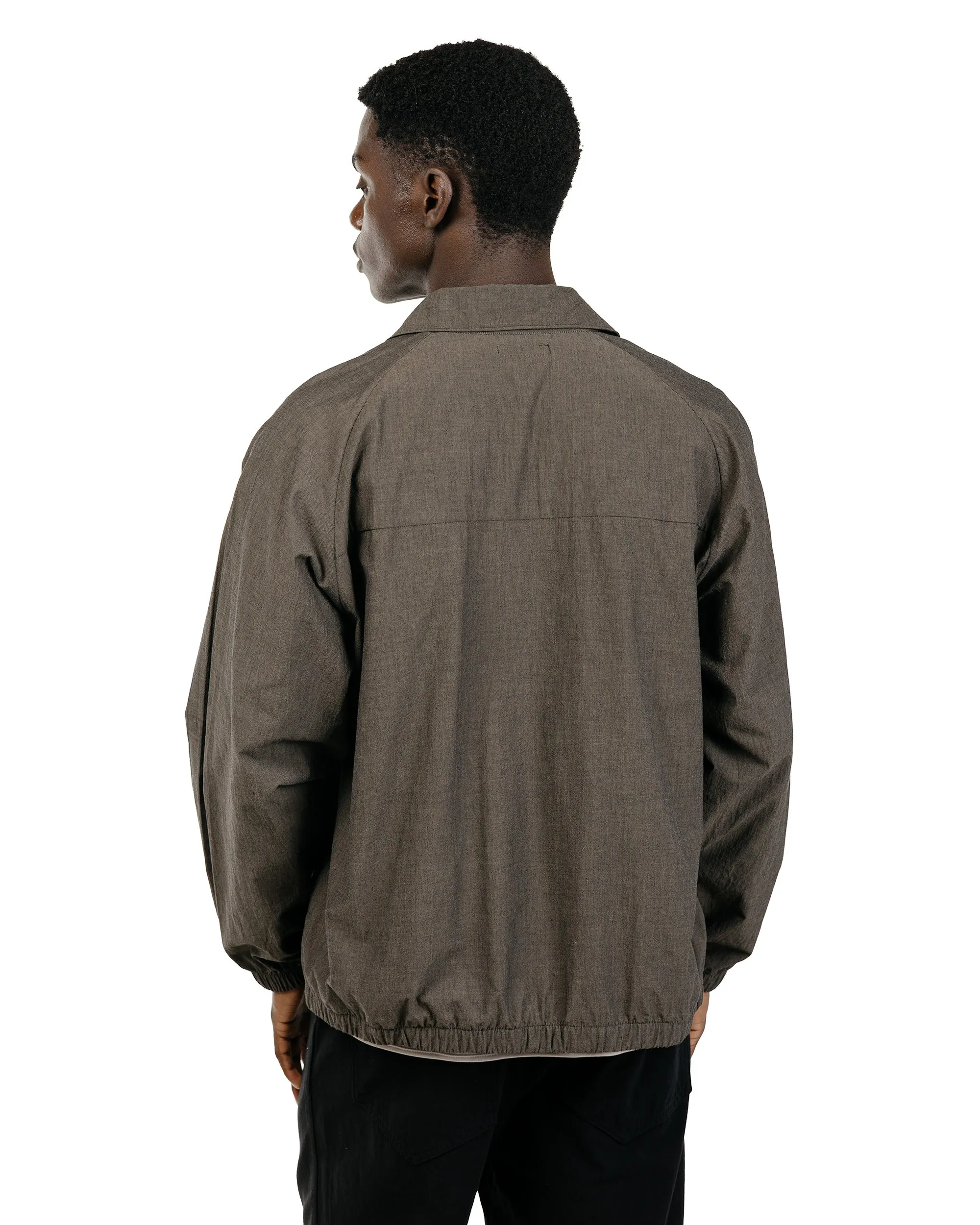 Lady White Co. Tumbled Poplin Full Zip Brown Pearl sold by Lost & Found product image thumbnail 4
