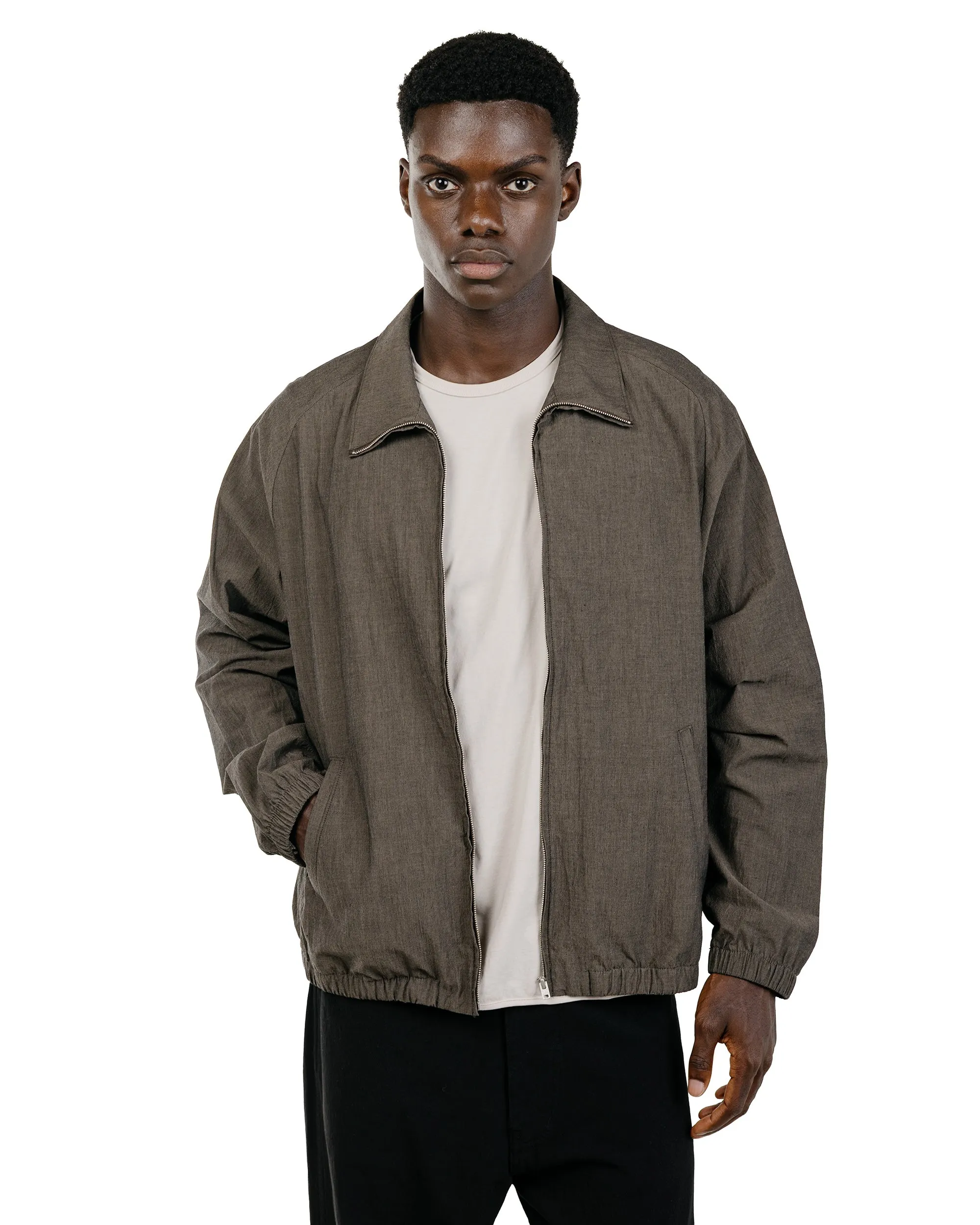 Lady White Co. Tumbled Poplin Full Zip Brown Pearl sold by Lost & Found product image thumbnail 2