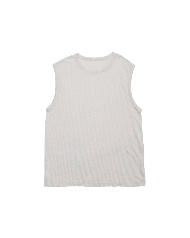 Lady White Co. Gauze Sleeveless T-Shirt Solar Grey made by Lady White Co.